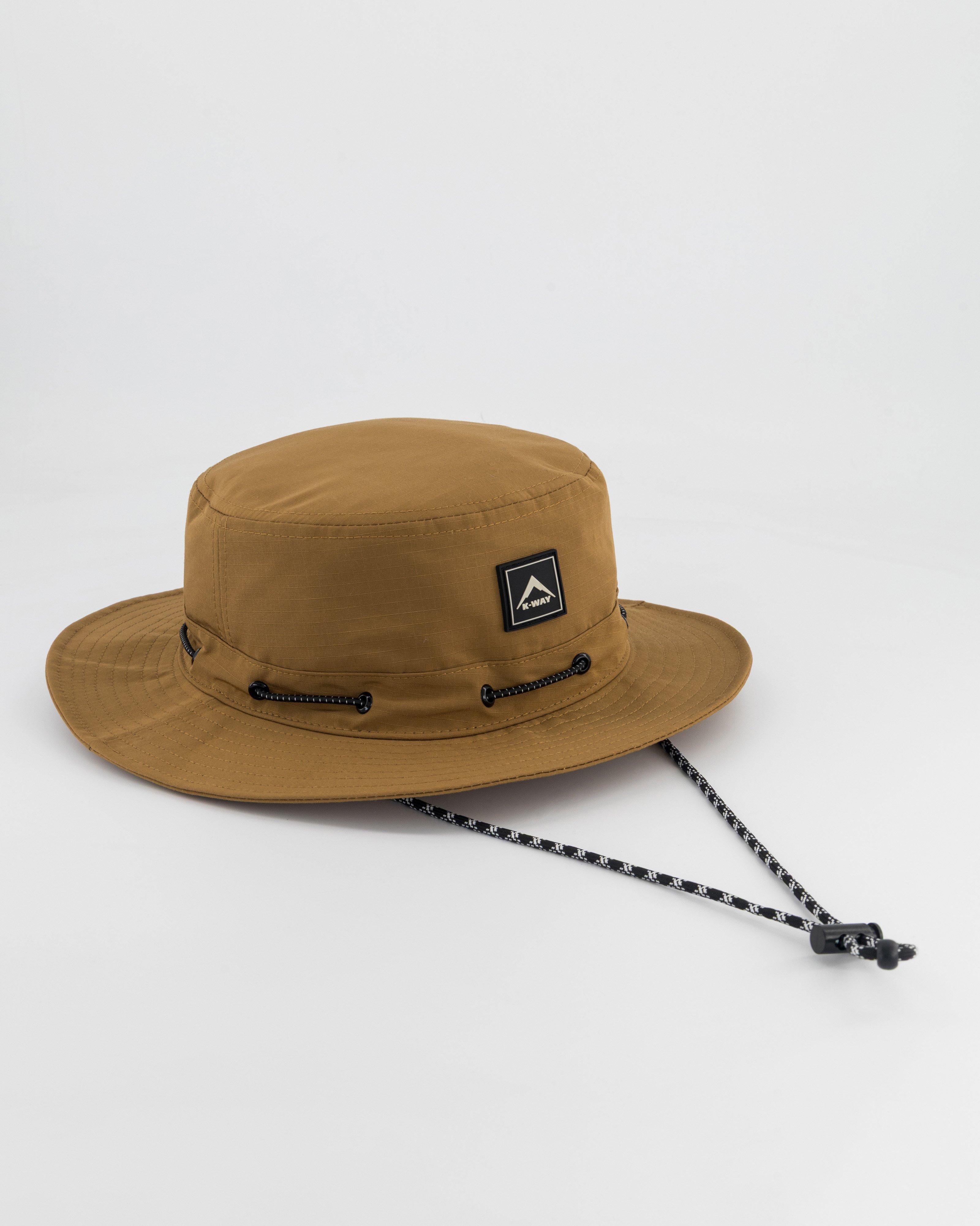 K-Way Men's Marengo UVGuard Brim Hat -  Brown