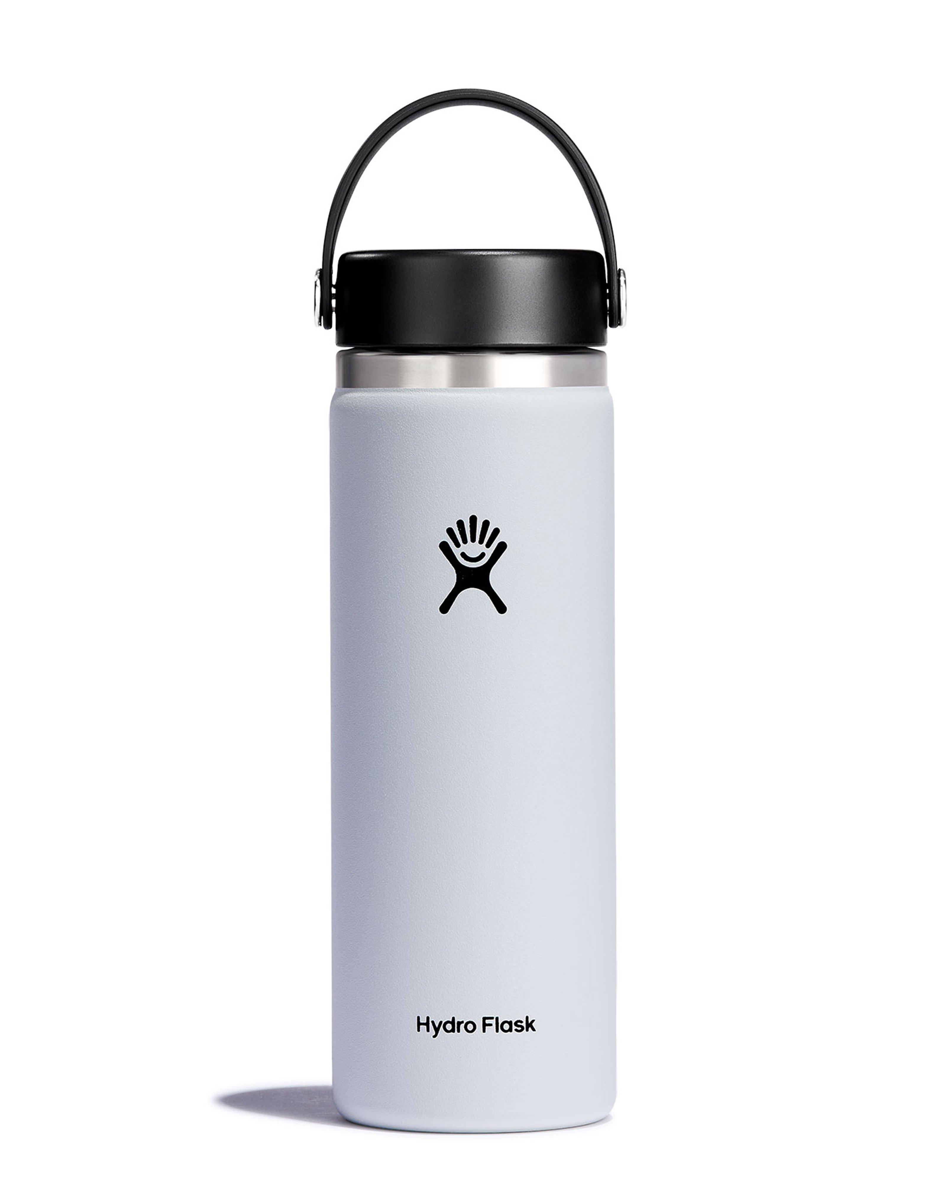 Hydro Flask 591ml Wide Mouth Bottle With Flex Cap -  White