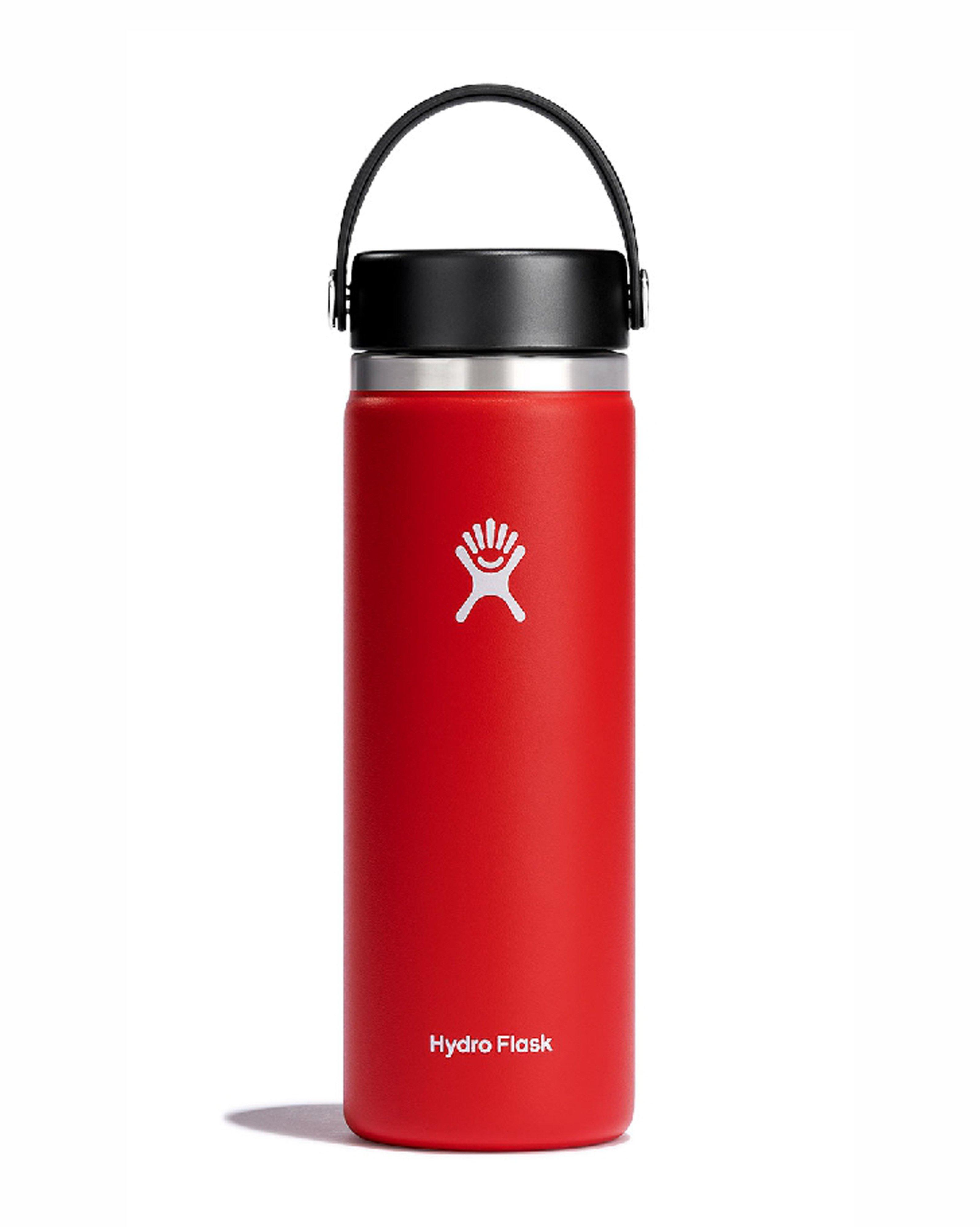 Hydro Flask 591ml Wide Mouth Bottle With Flex Cap -  Red