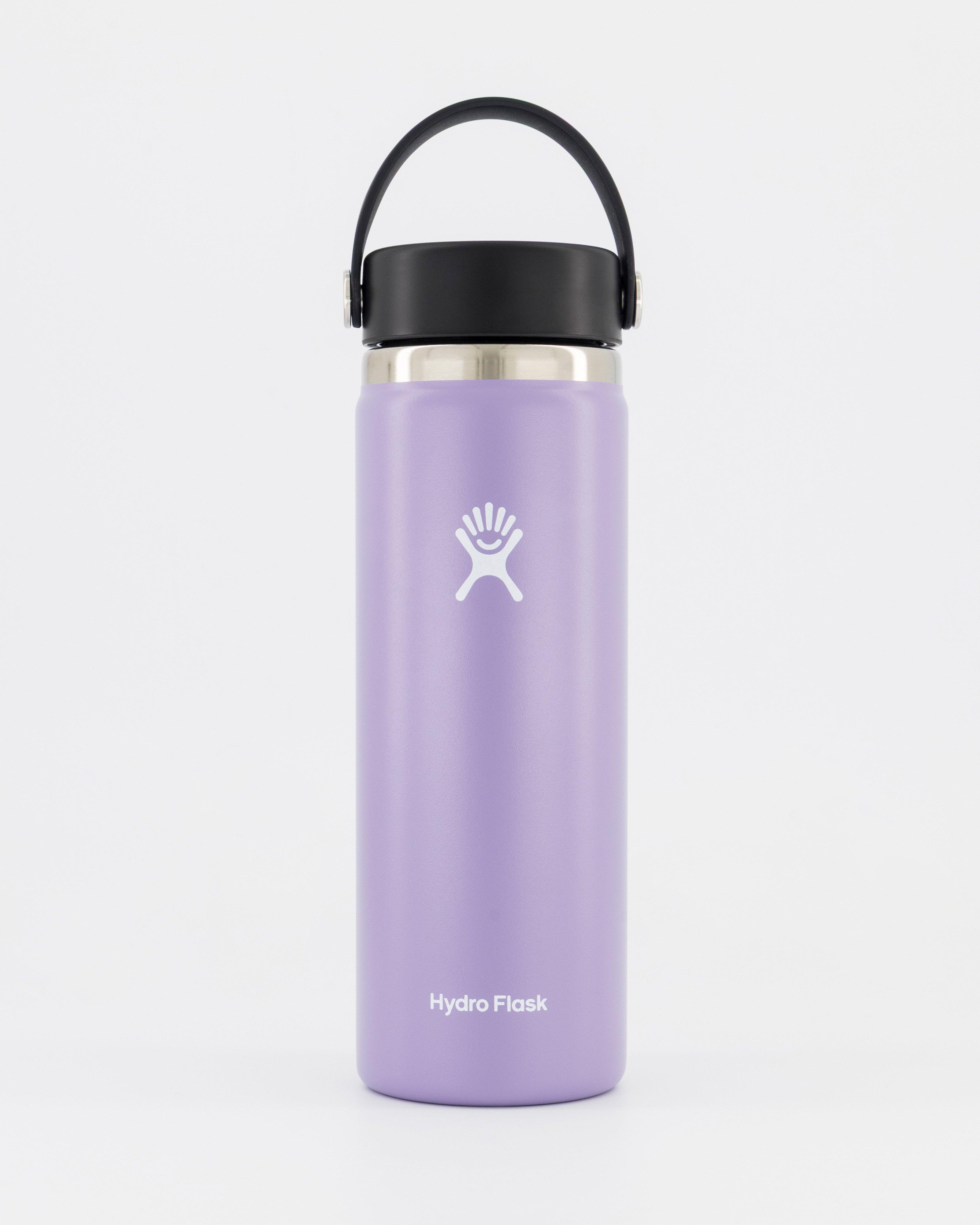 Hydro Flask 591ml Wide Mouth Bottle With Flex Cap -  Purple