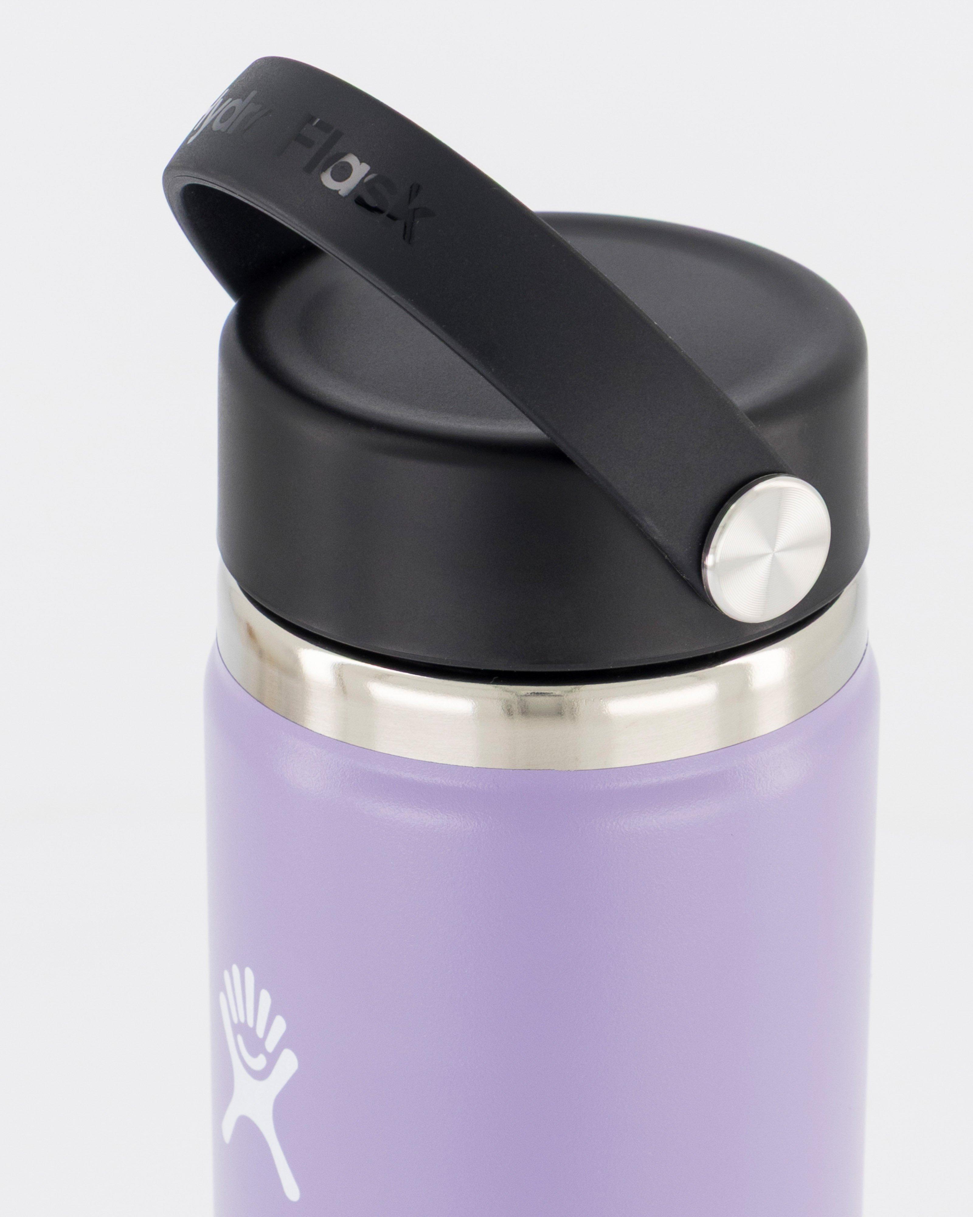 Hydro Flask 591ml Wide Mouth Bottle With Flex Cap -  Purple