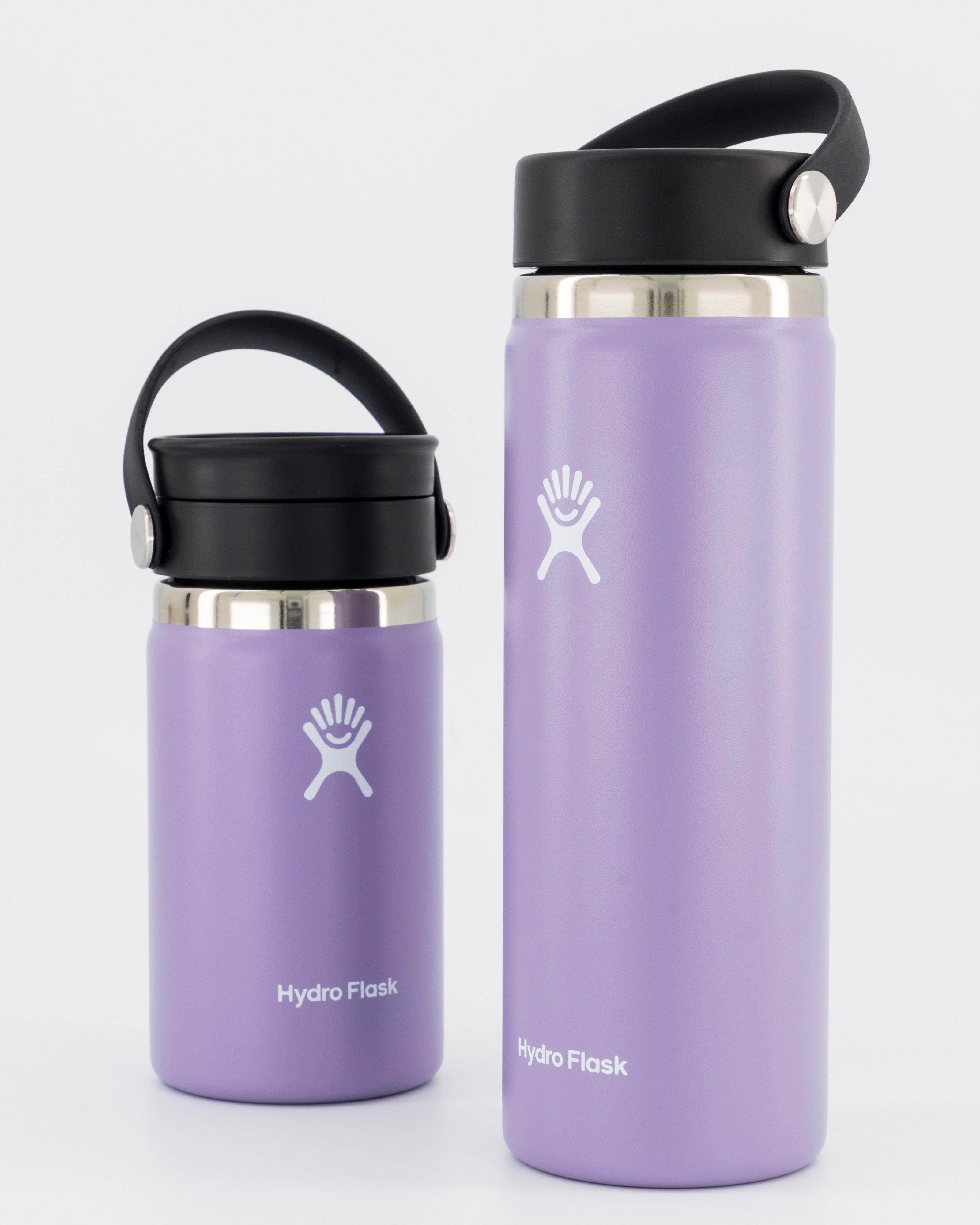Hydro Flask 591ml Wide Mouth Bottle With Flex Cap -  Purple