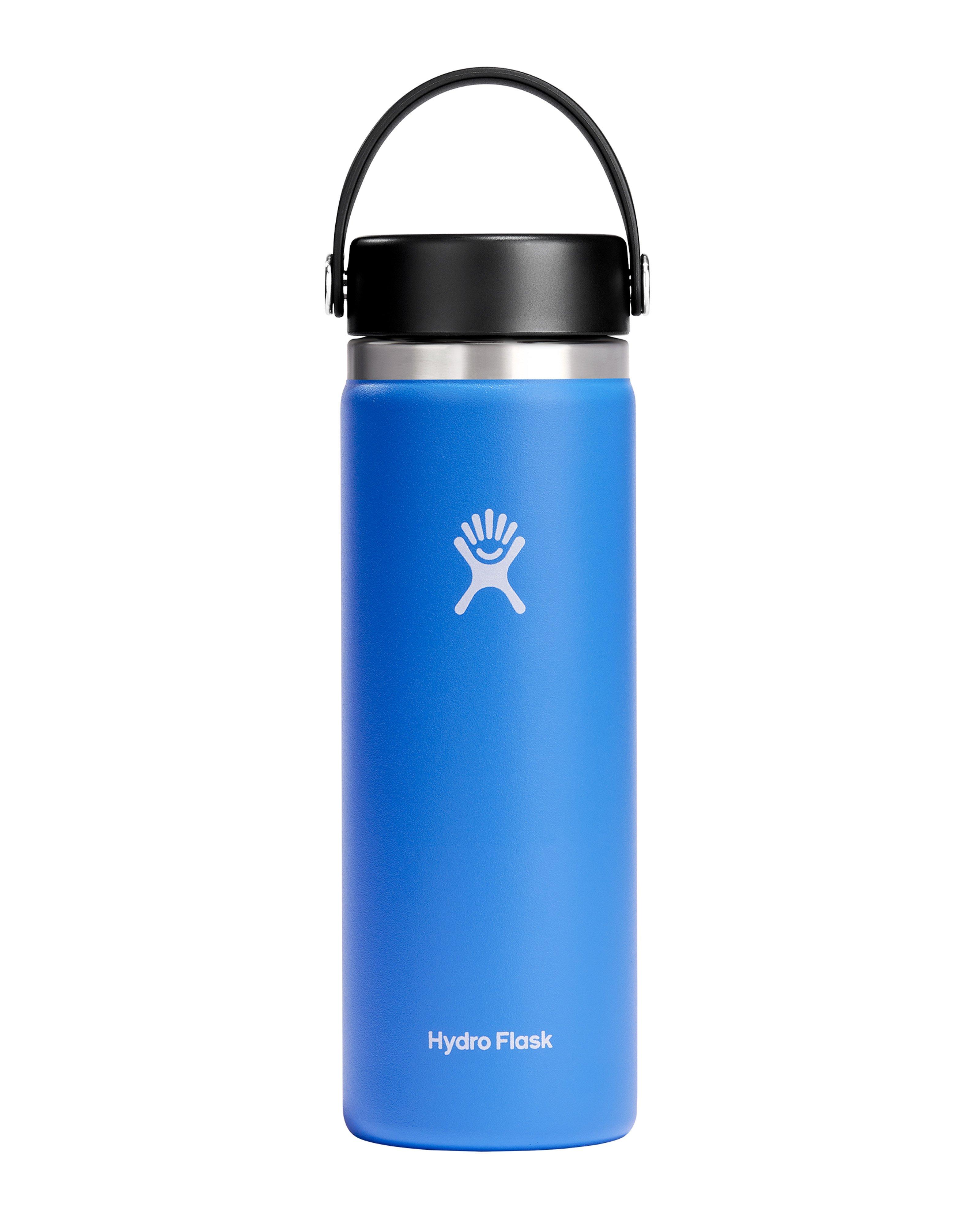 Hydro Flask 591ml Wide Mouth Bottle With Flex Cap -  Blue