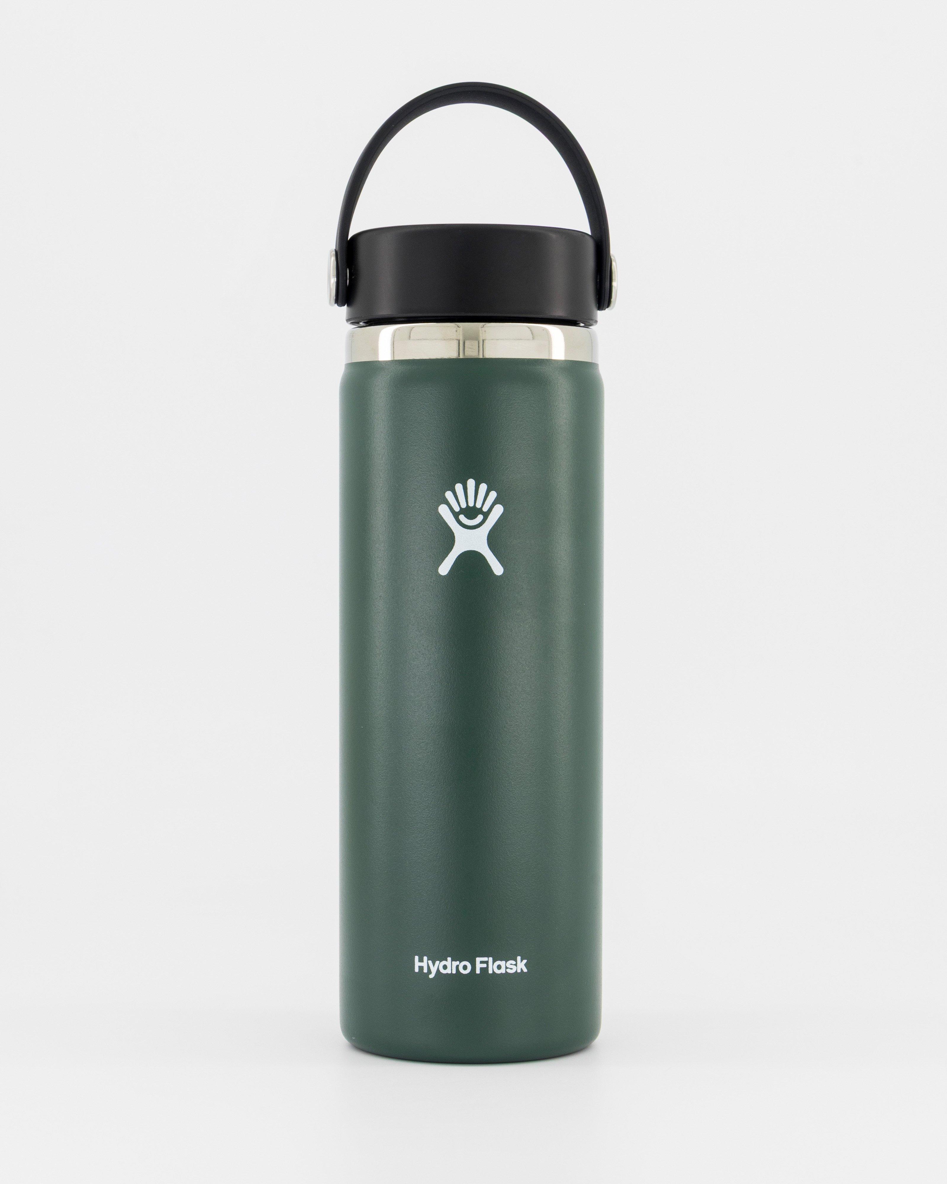 Hydro Flask 591ml Wide Mouth Bottle With Flex Cap -  Dark Green