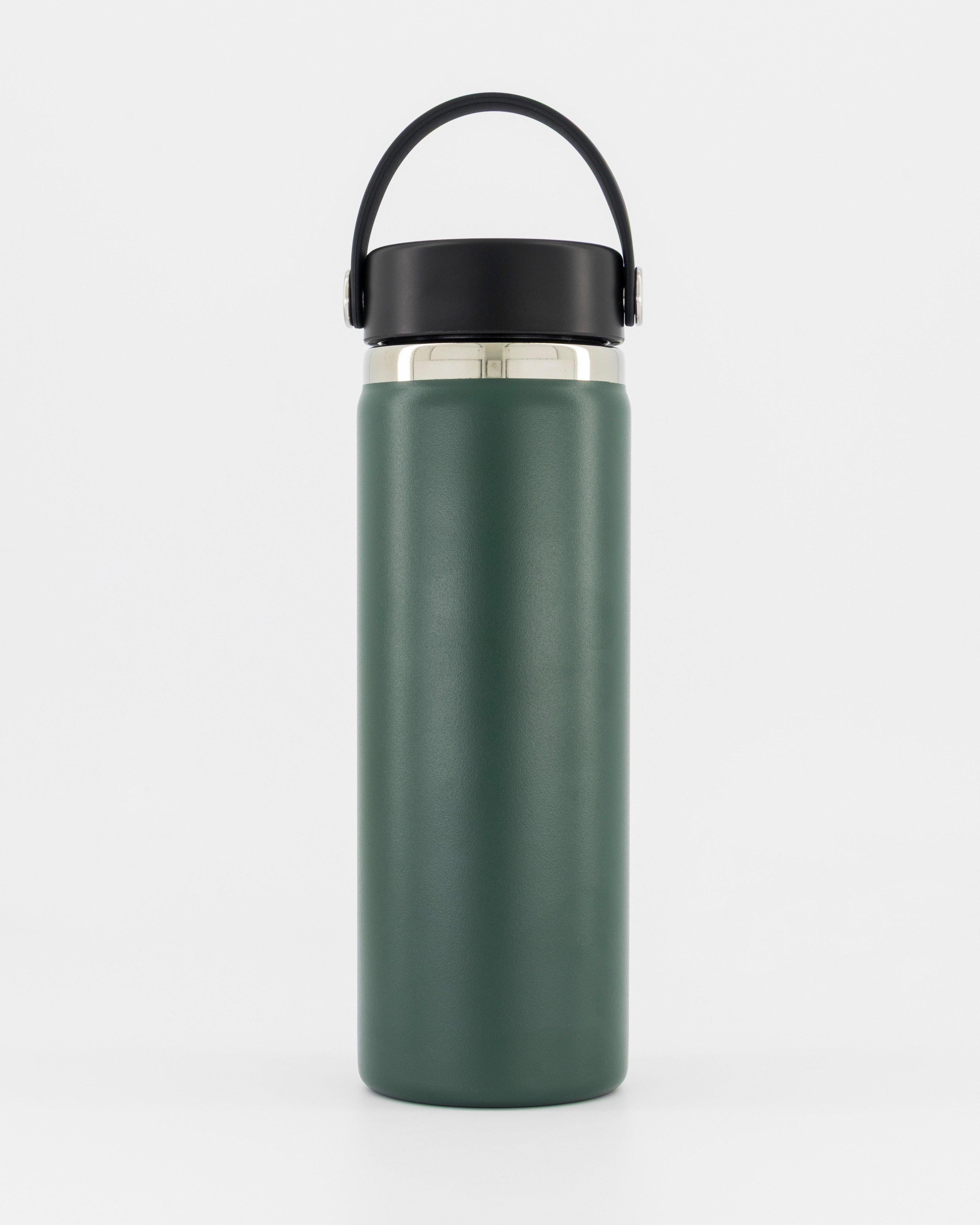 Hydro Flask 591ml Wide Mouth Bottle With Flex Cap -  Dark Green
