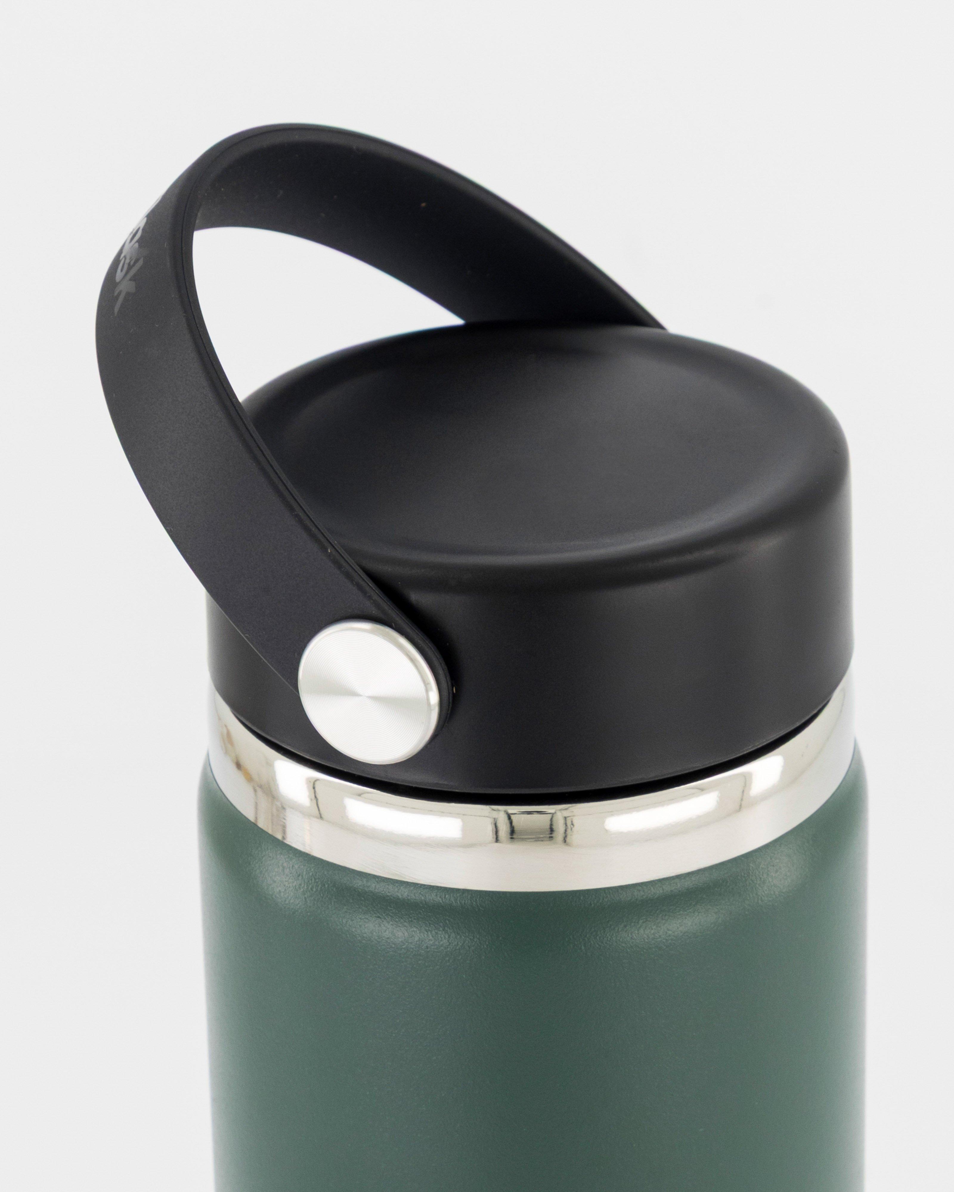 Hydro Flask 591ml Wide Mouth Bottle With Flex Cap -  Dark Green