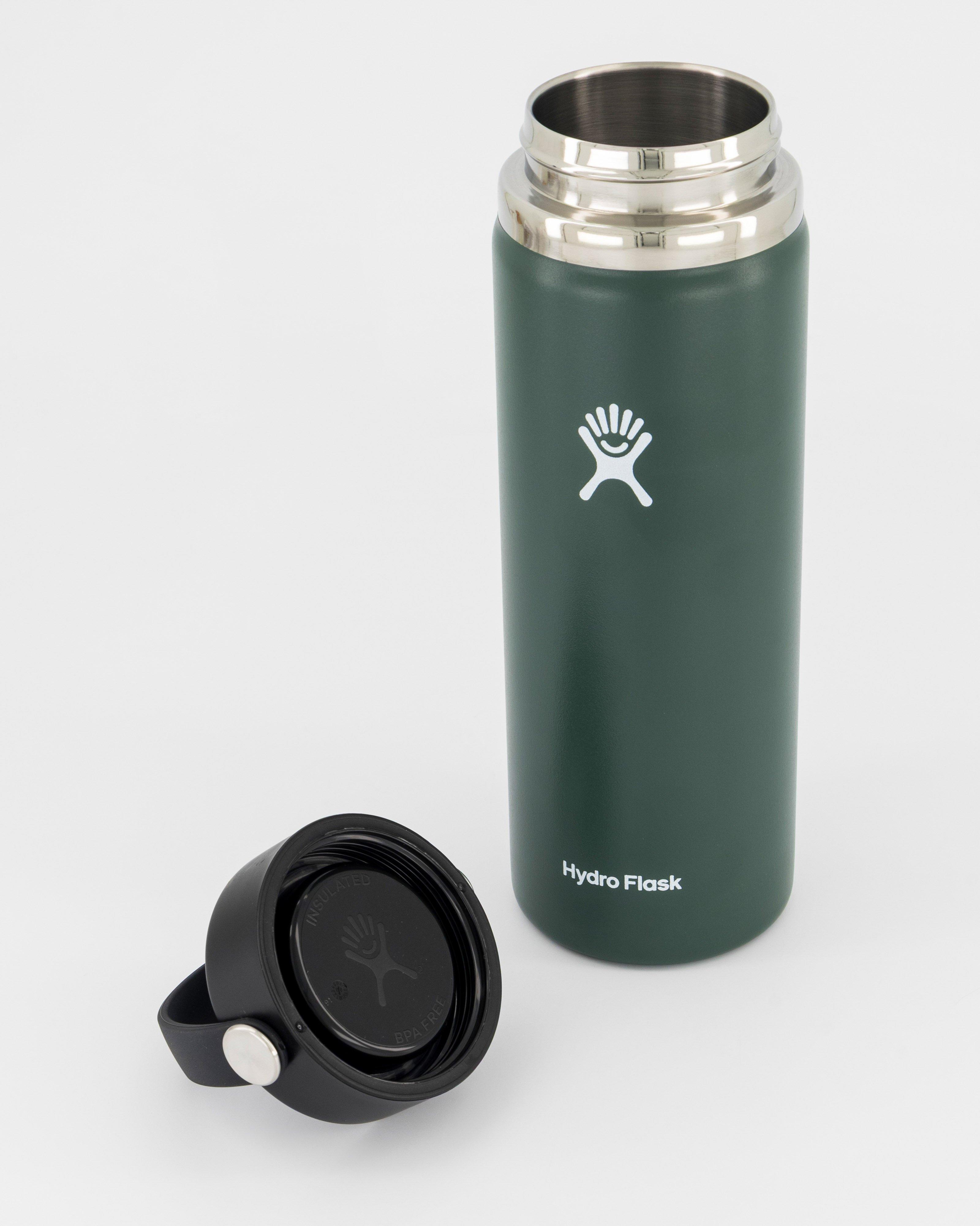 Hydro Flask 591ml Wide Mouth Bottle With Flex Cap -  Dark Green