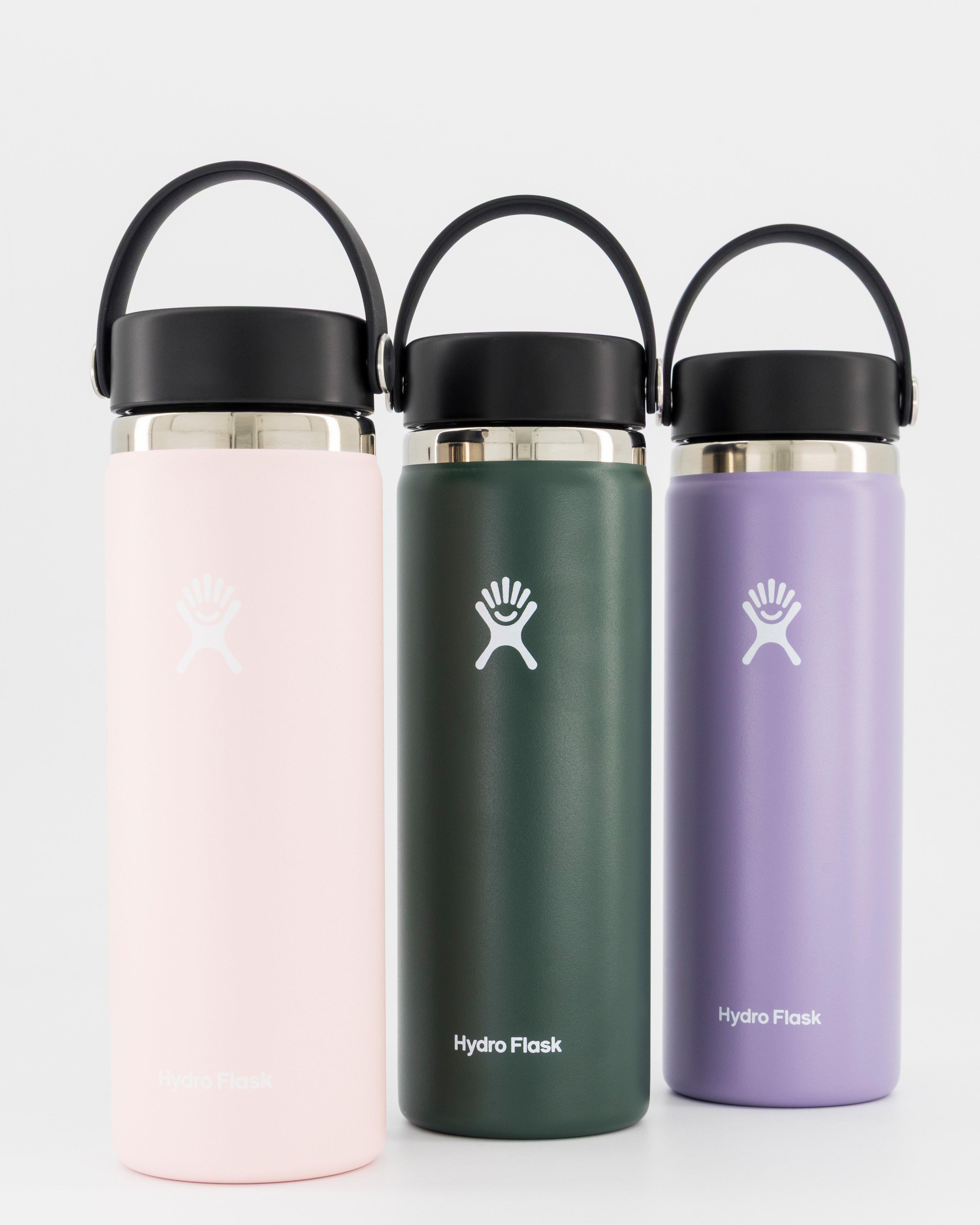 Hydro Flask 591ml Wide Mouth Bottle With Flex Cap -  Dark Green