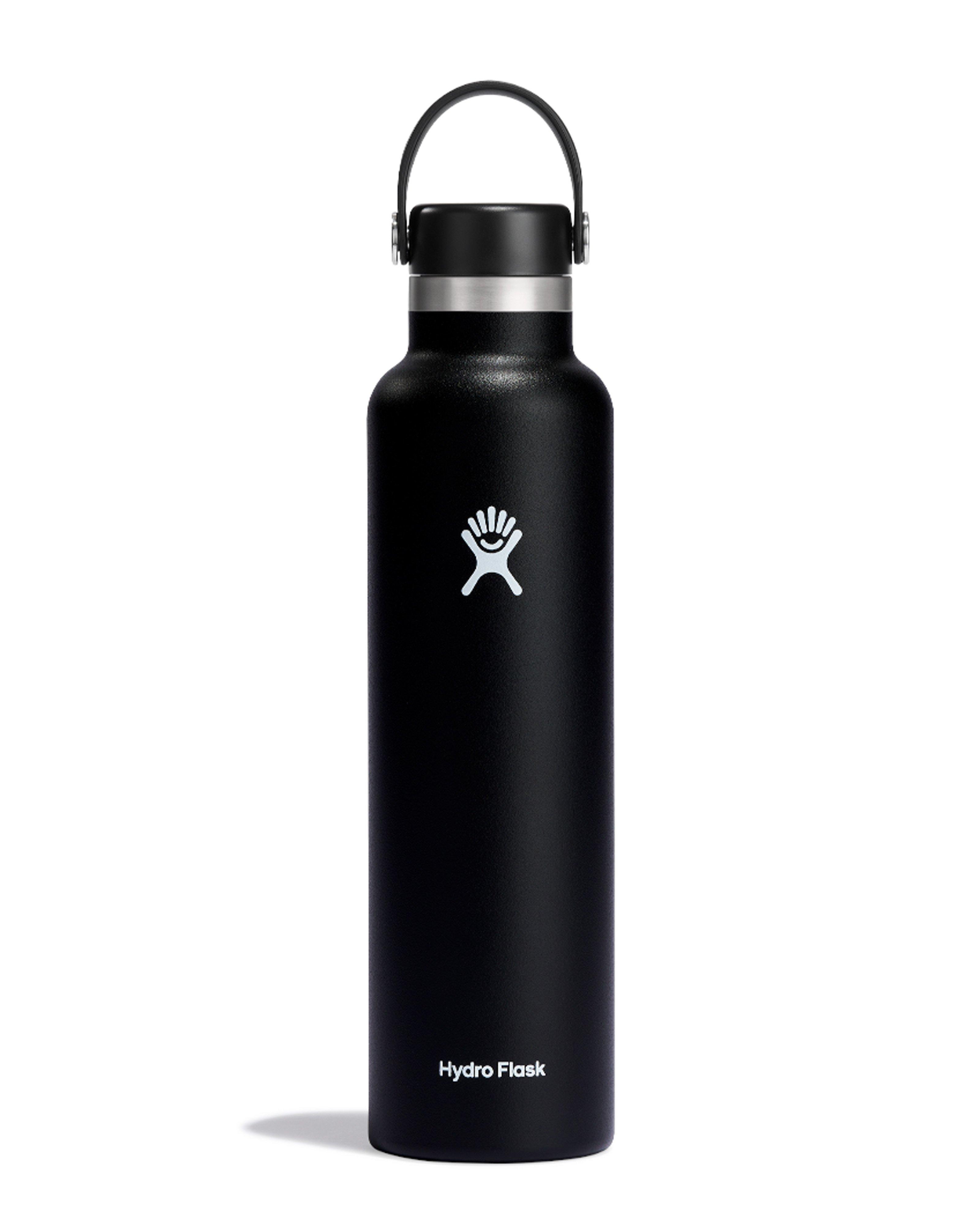 Hydro Flask 709ml Standard Mouth Bottle with Flex Cap -  Black