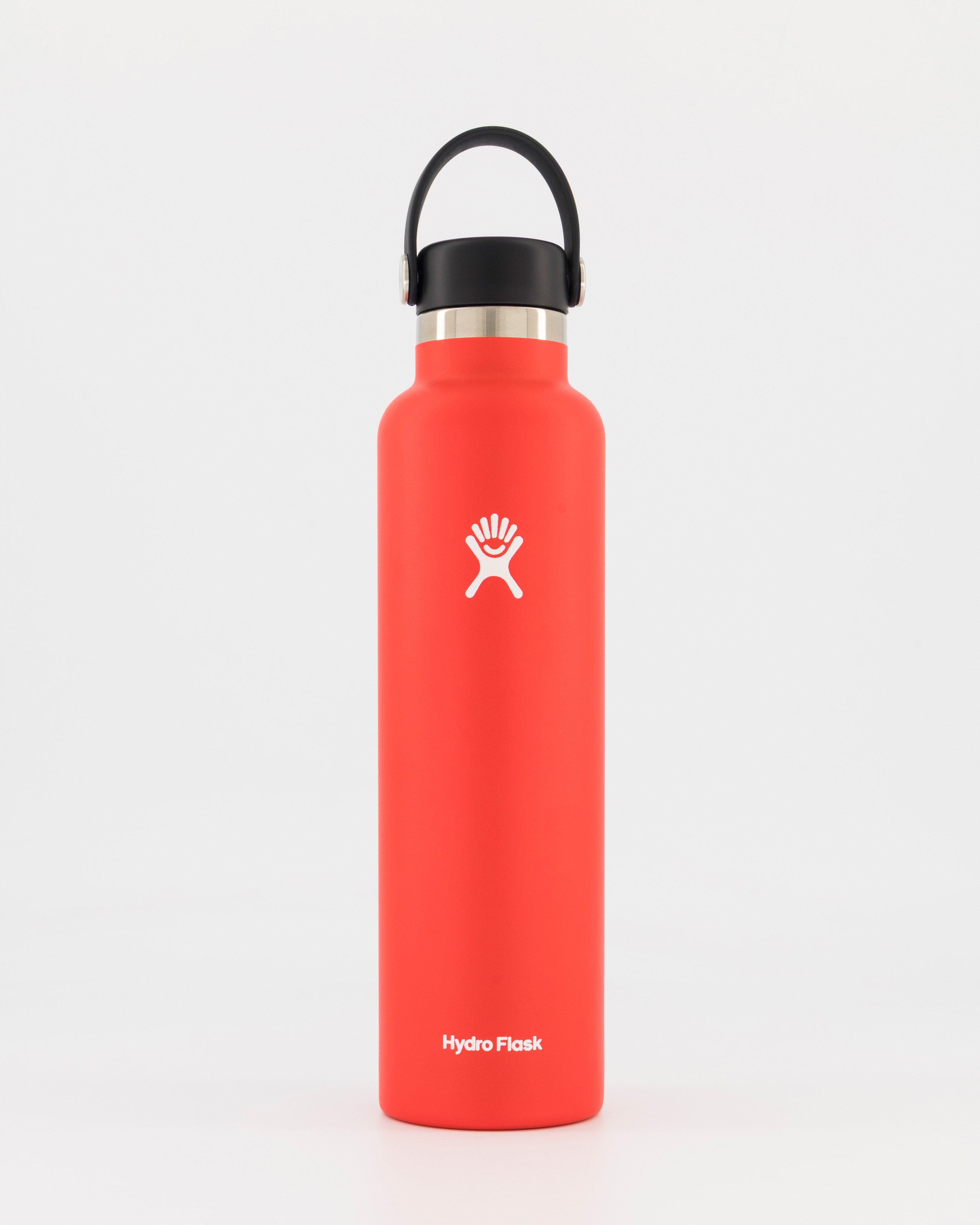 Hydro Flask 709ml Standard Mouth Bottle with Flex Cap -  Red