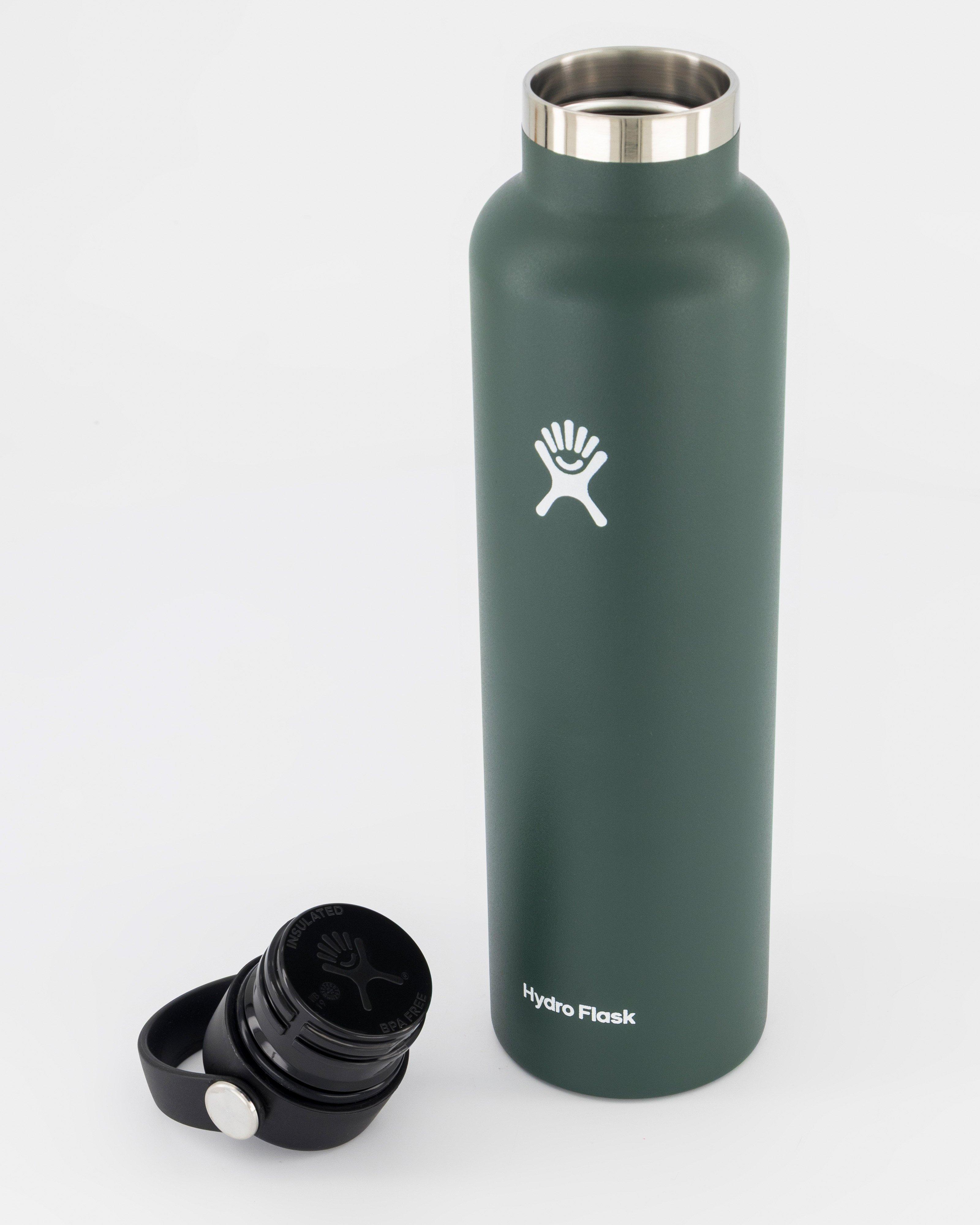 Hydro Flask 709ml Standard Mouth Bottle with Flex Cap -  Dark Green