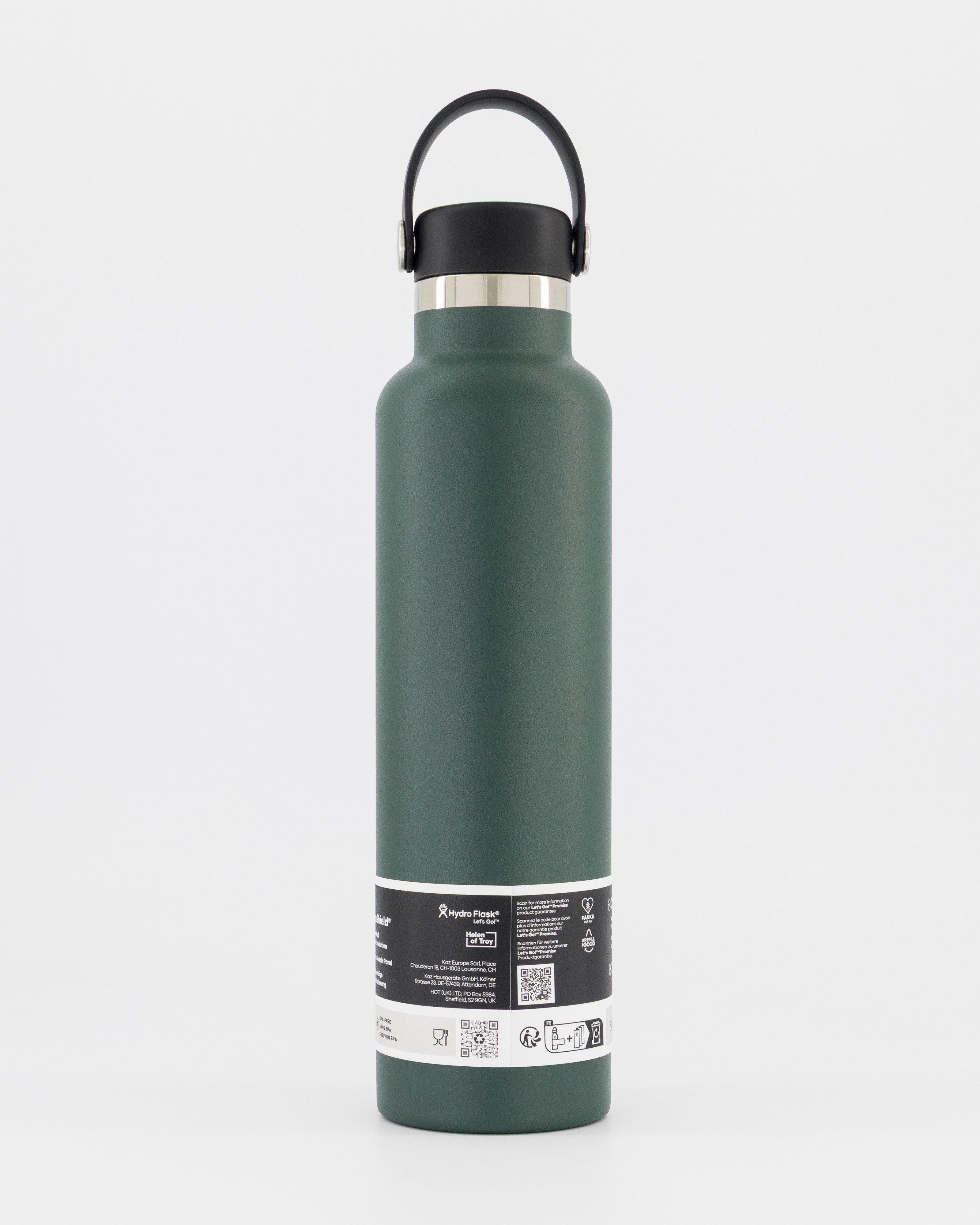 Hydro Flask 709ml Standard Mouth Bottle with Flex Cap -  Dark Green