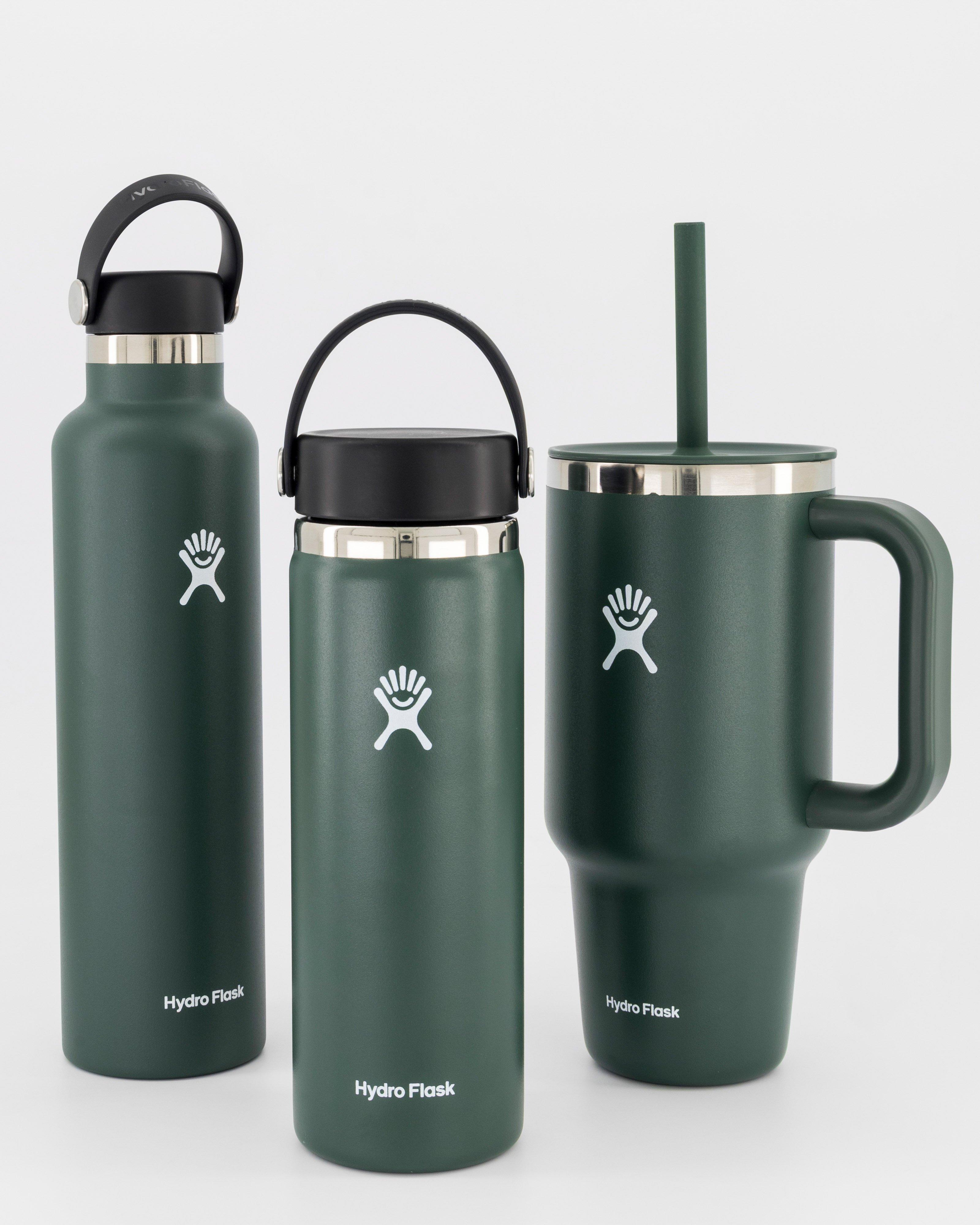 Hydro Flask 709ml Standard Mouth Bottle with Flex Cap -  Dark Green