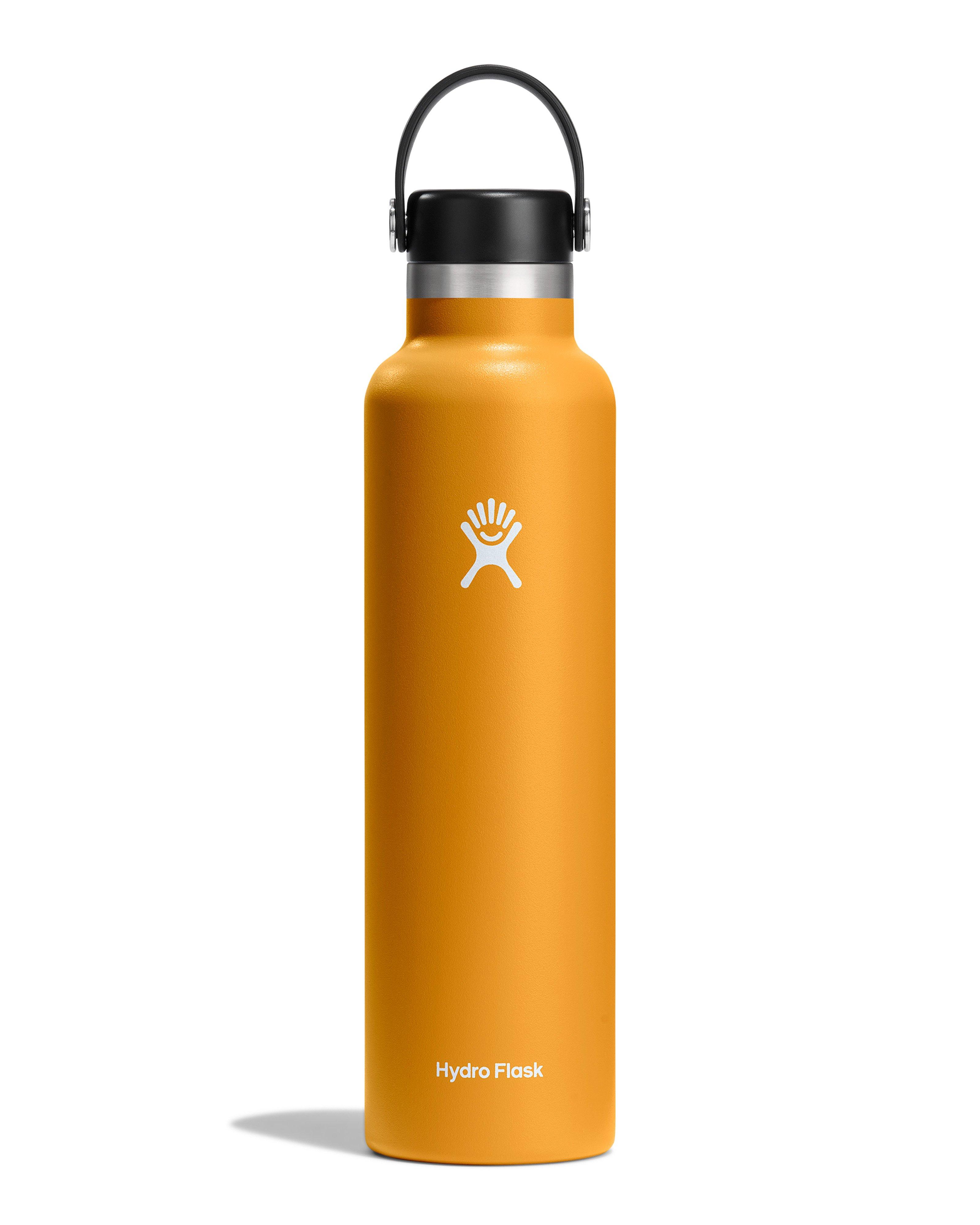 Hydro Flask 709ml Standard Mouth Bottle with Flex Cap -  Orange
