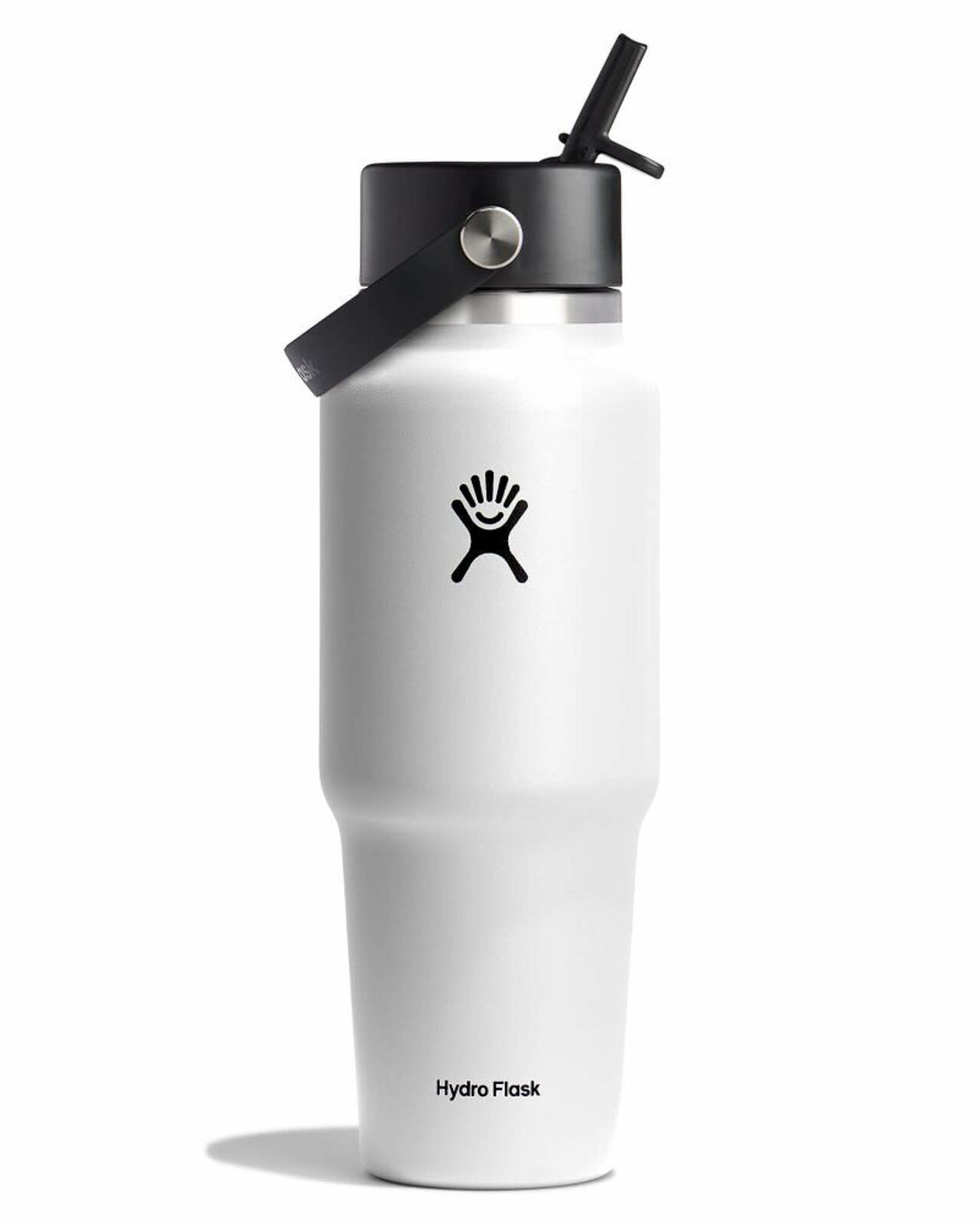 Hydro Flask 946ml Travel Bottle With Flex Straw -  White