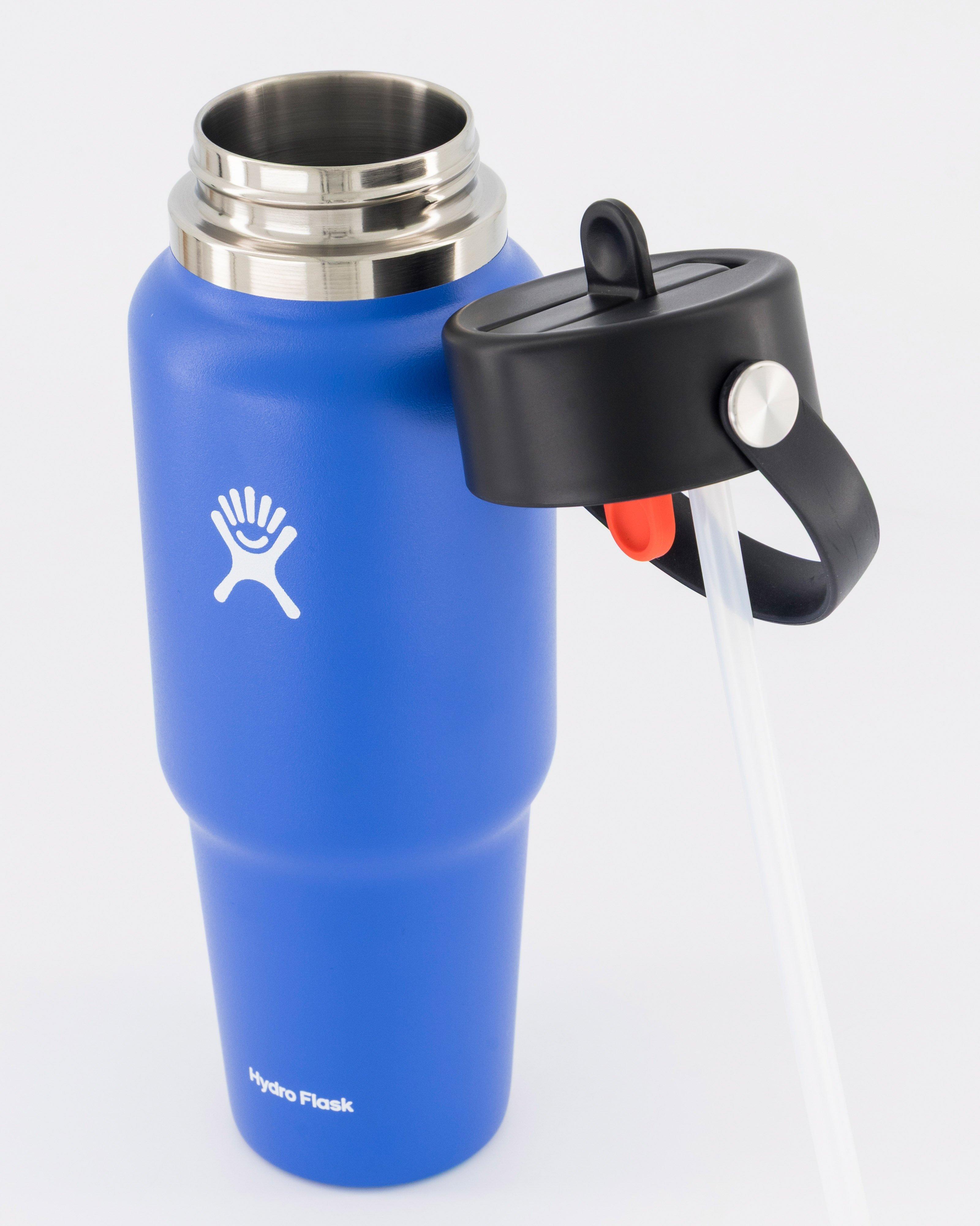 Hydro Flask 946ml Travel Bottle With Flex Straw -  Blue