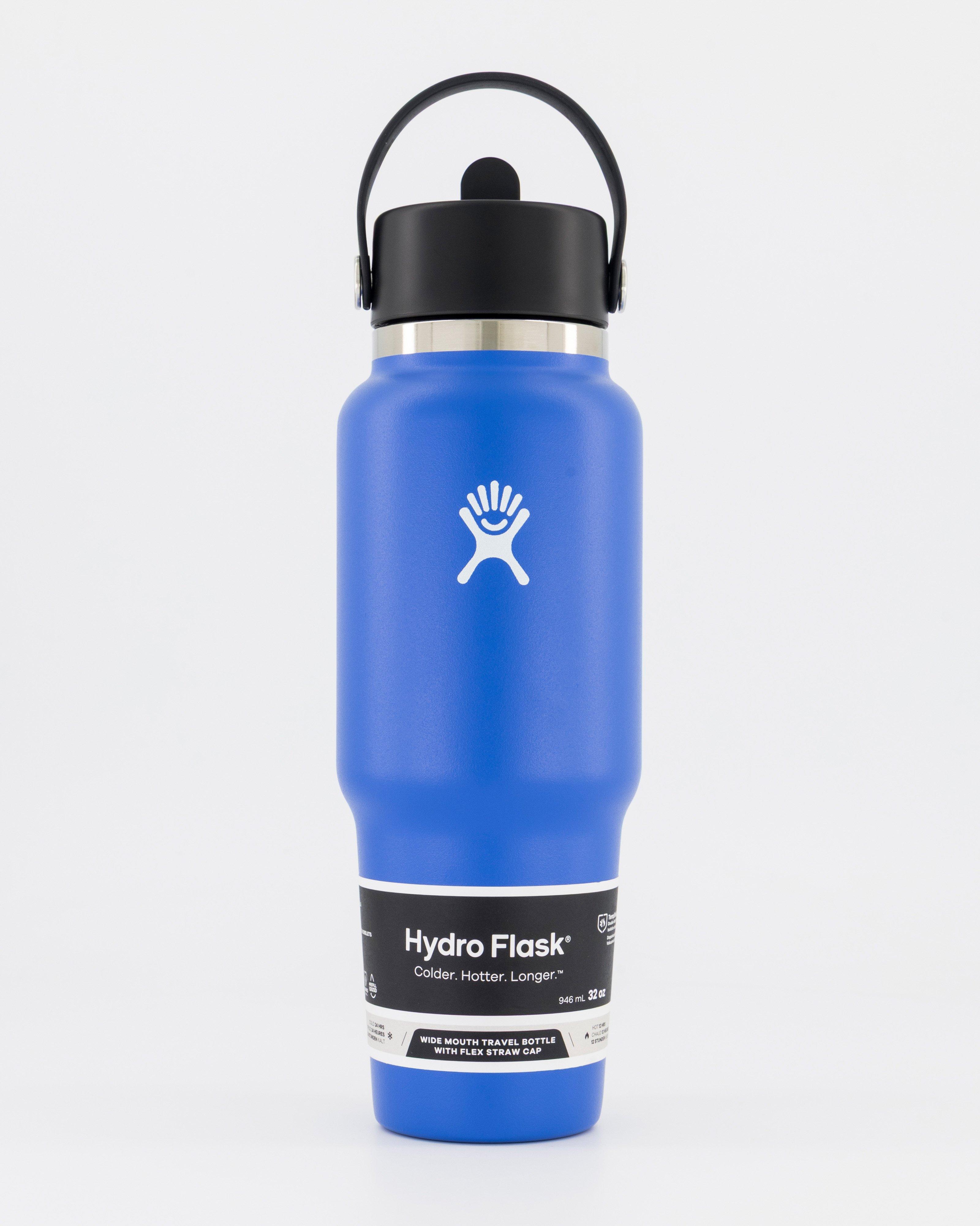 Hydro Flask 946ml Travel Bottle With Flex Straw -  Blue