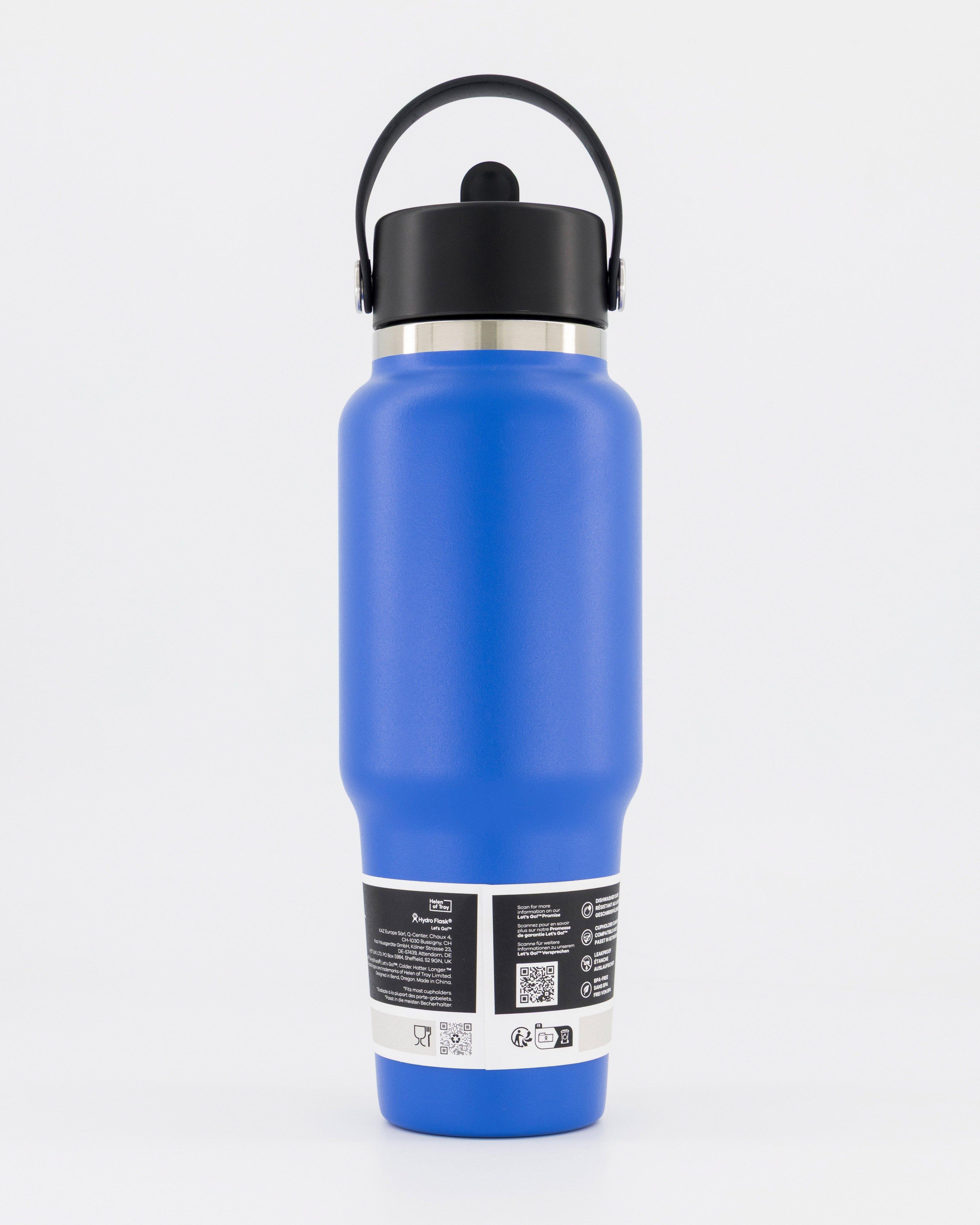 Hydro Flask 946ml Travel Bottle With Flex Straw -  Blue