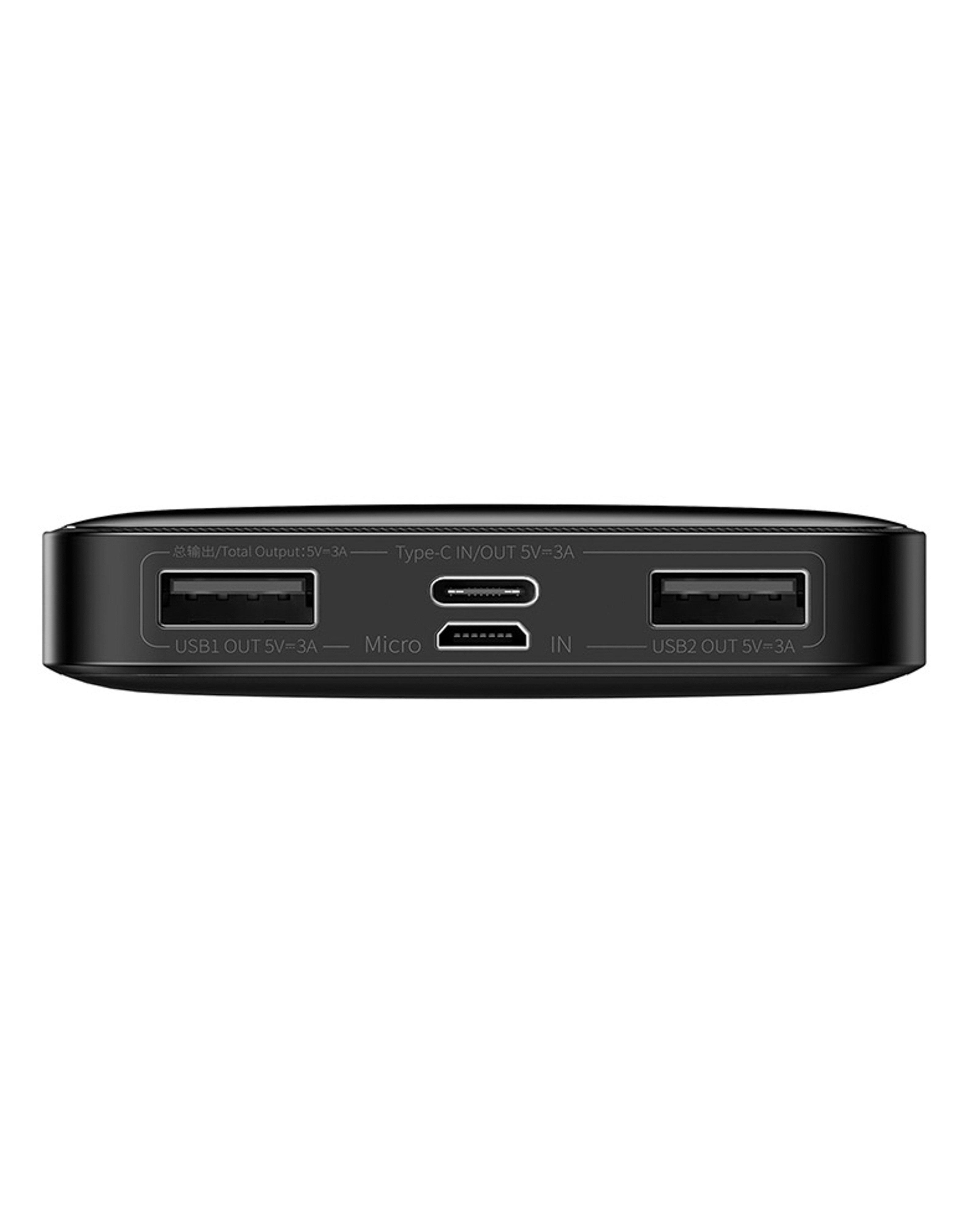 Baseus Bipow Series Digital Display 15W Power Bank -  Black