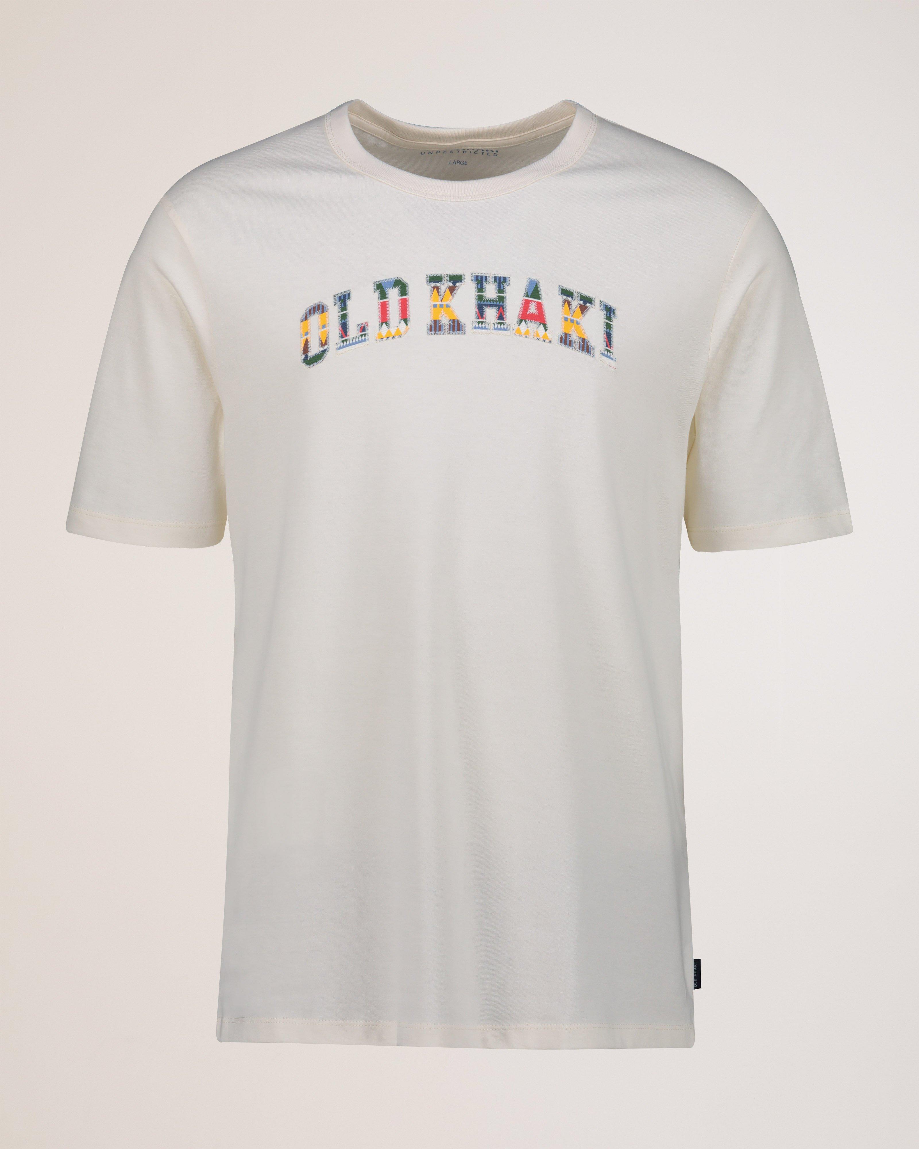 Old Khaki Men's Adrien Applique T-Shirt -  White