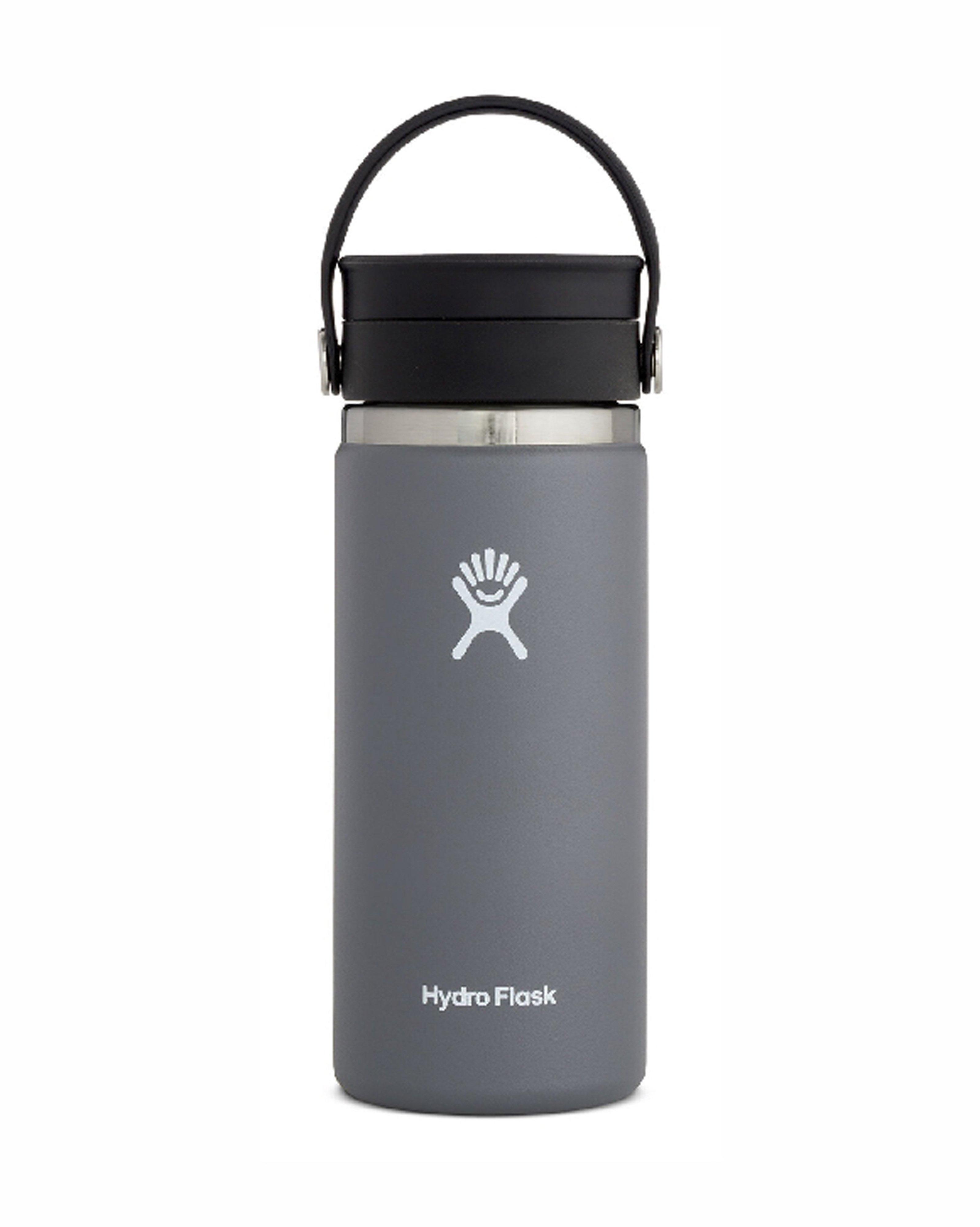 Hydro Flask 473ml Wide Mouth Flex Sip Large Coffee Tumbler  -  Grey