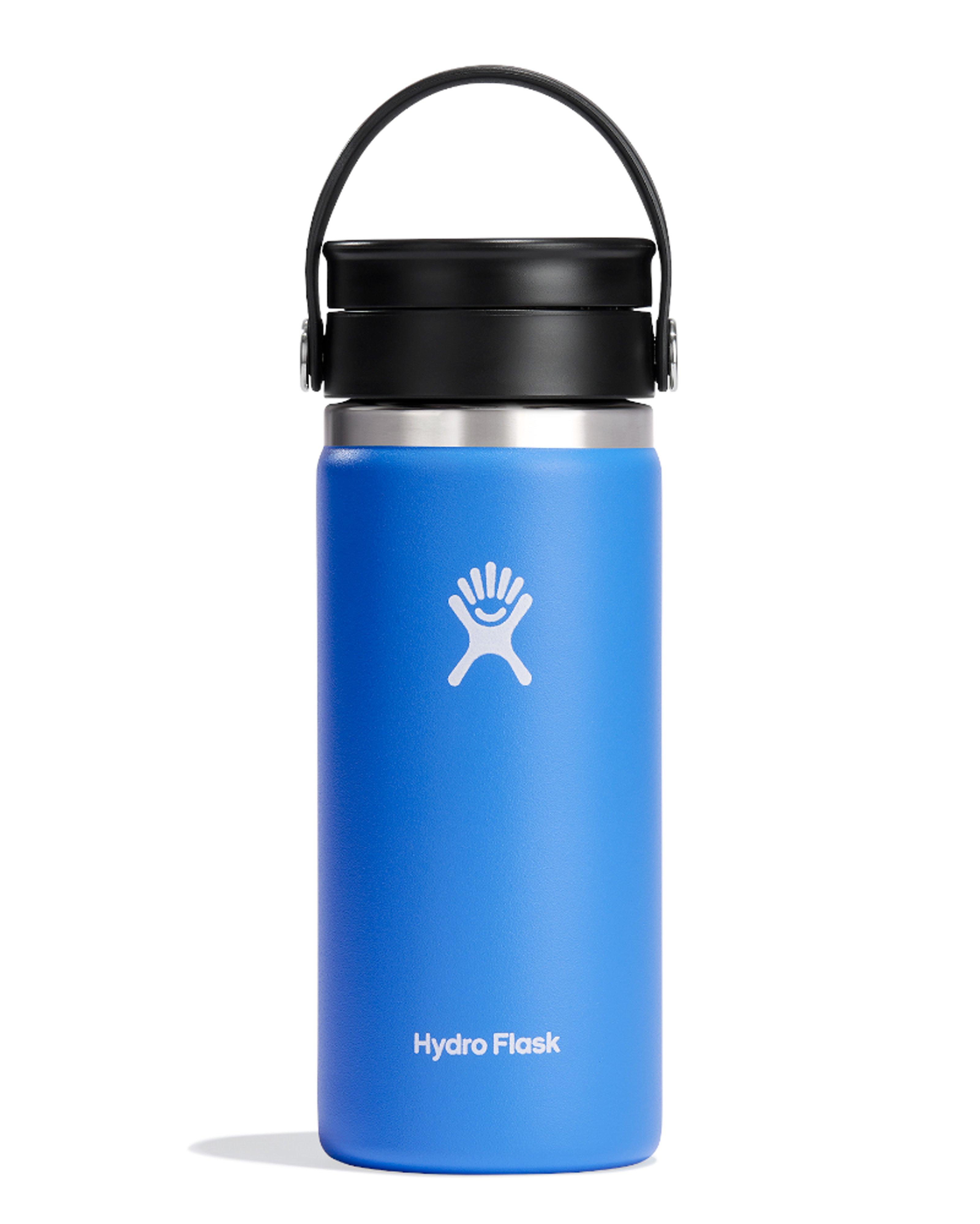 Hydro Flask 473ml Wide Mouth Flex Sip Large Coffee Tumbler  -  Blue