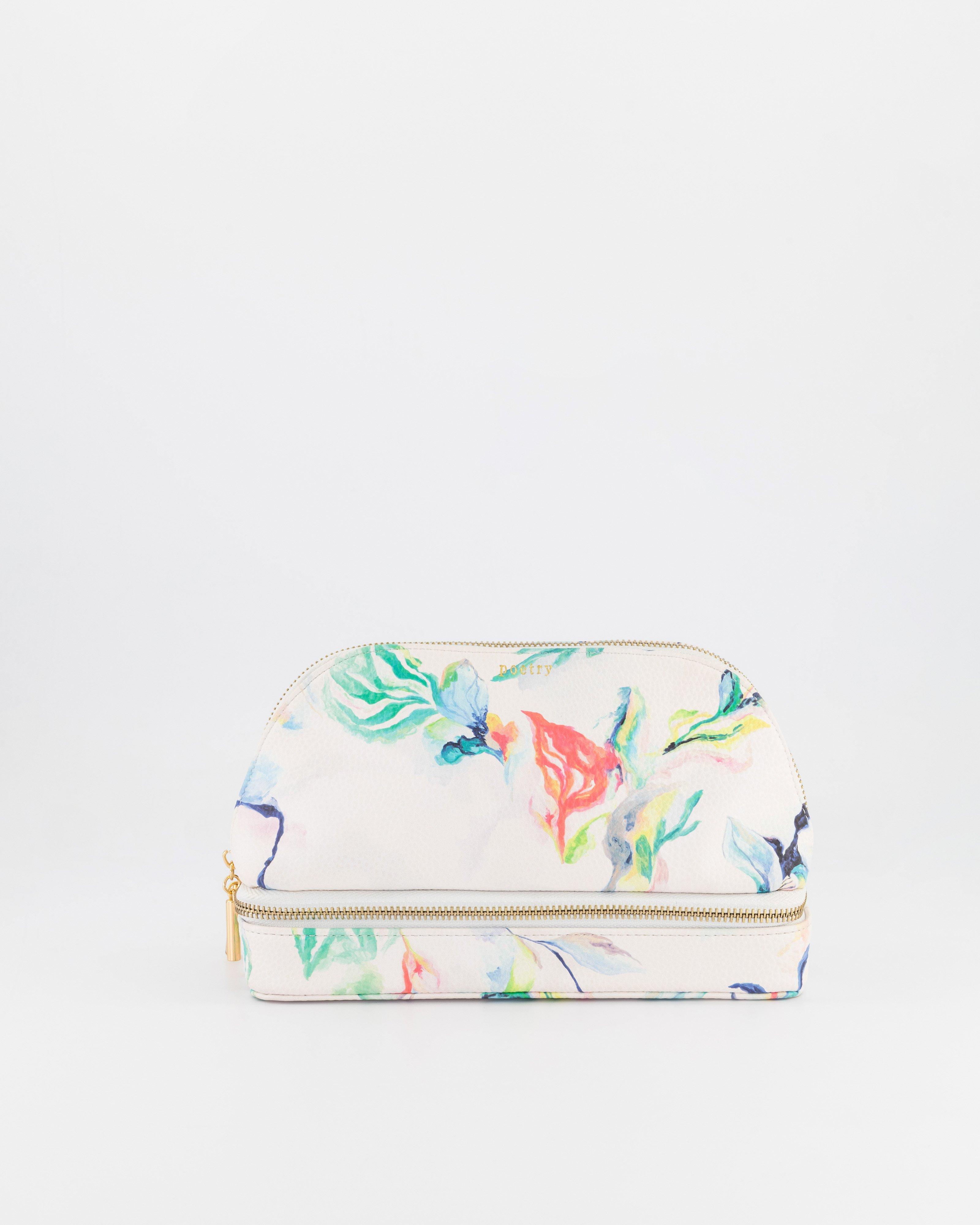 Naaz Floral Printed Cosmetic Case -  Assorted