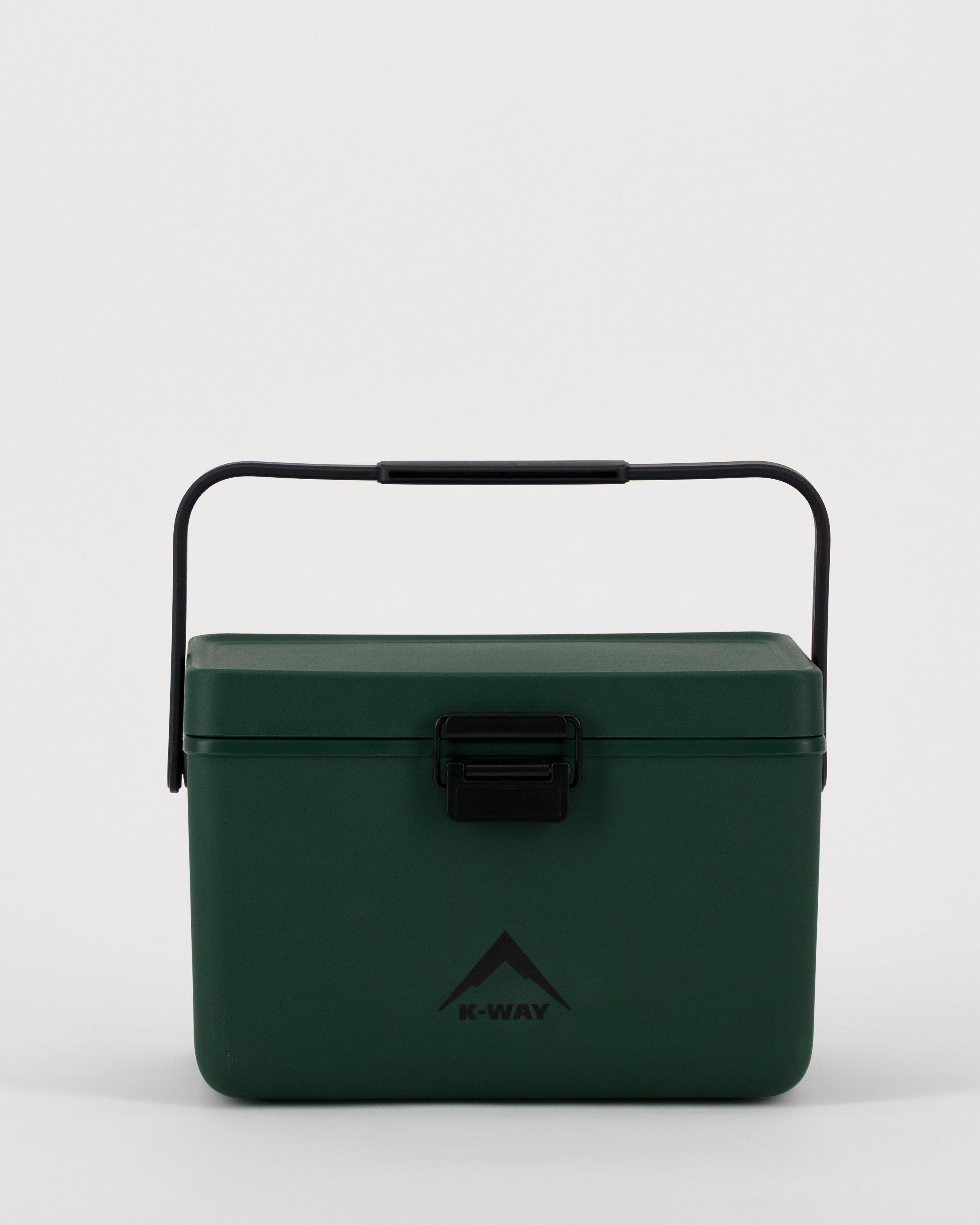 K-Way 12L Hard Cooler Box -  Dark Green