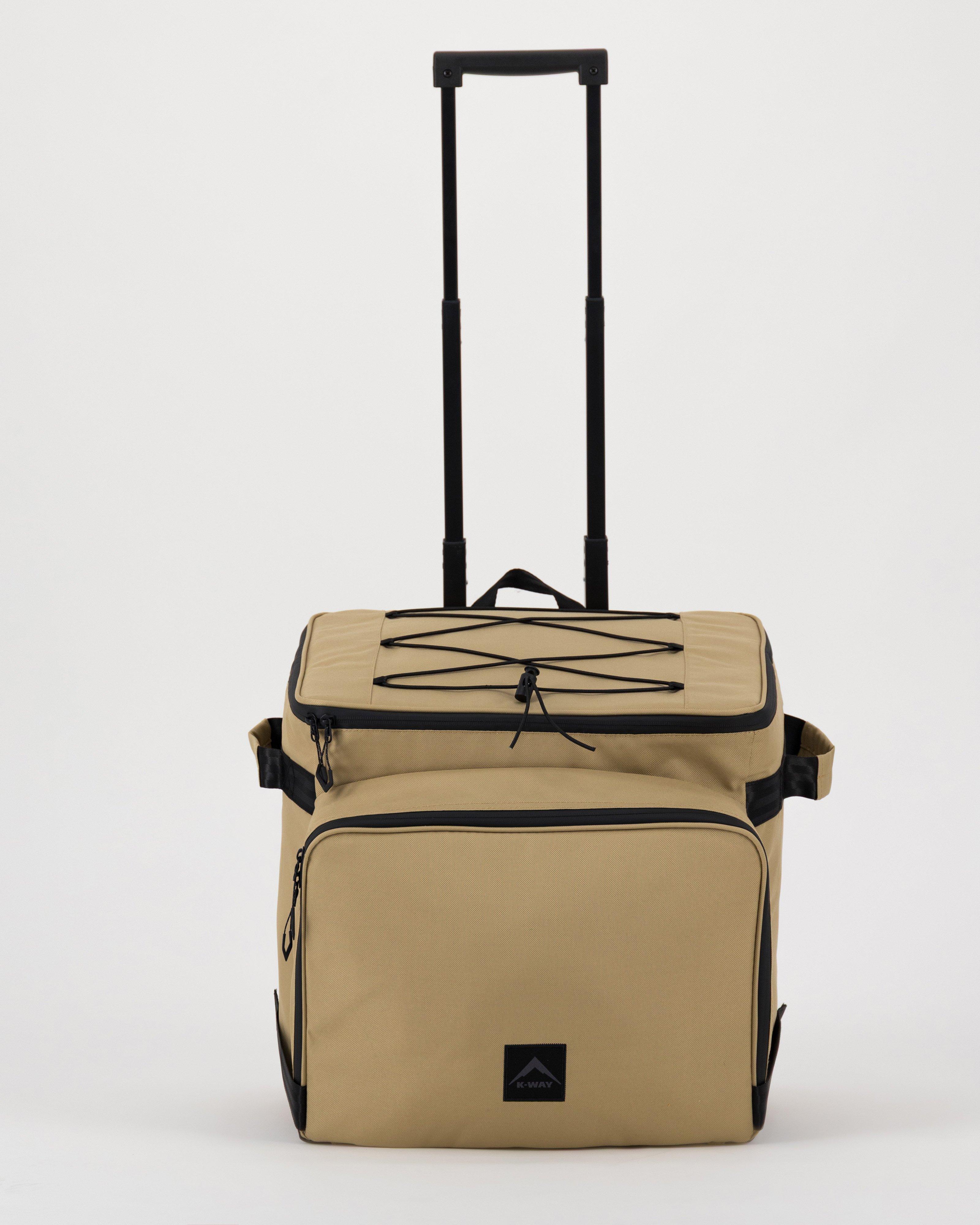 K-Way 35L Trolley 4-Piece Picnic Cooler Set  -  Tan