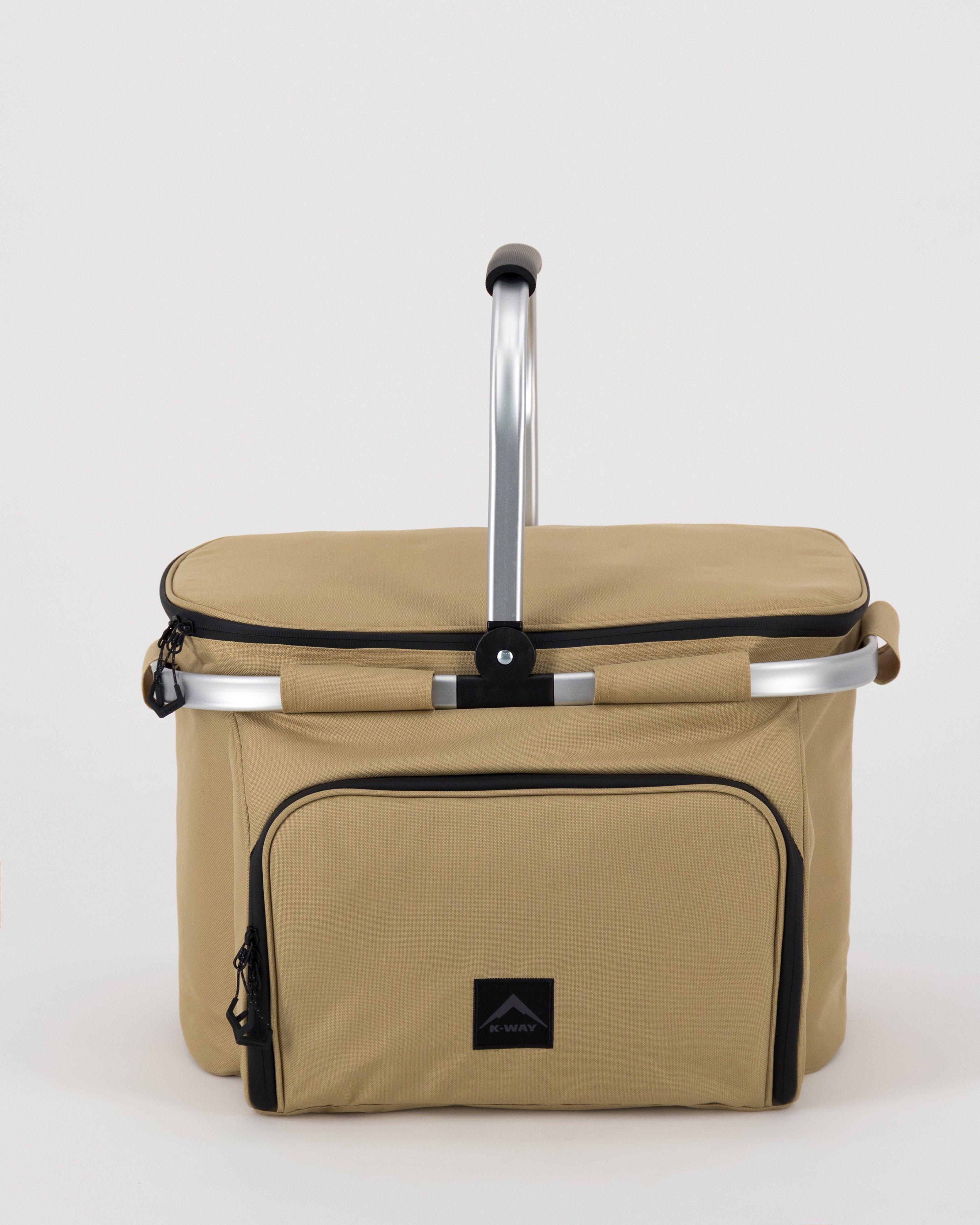 K-Way Aluminum 2-Piece Picnic Cooler Set -  Tan