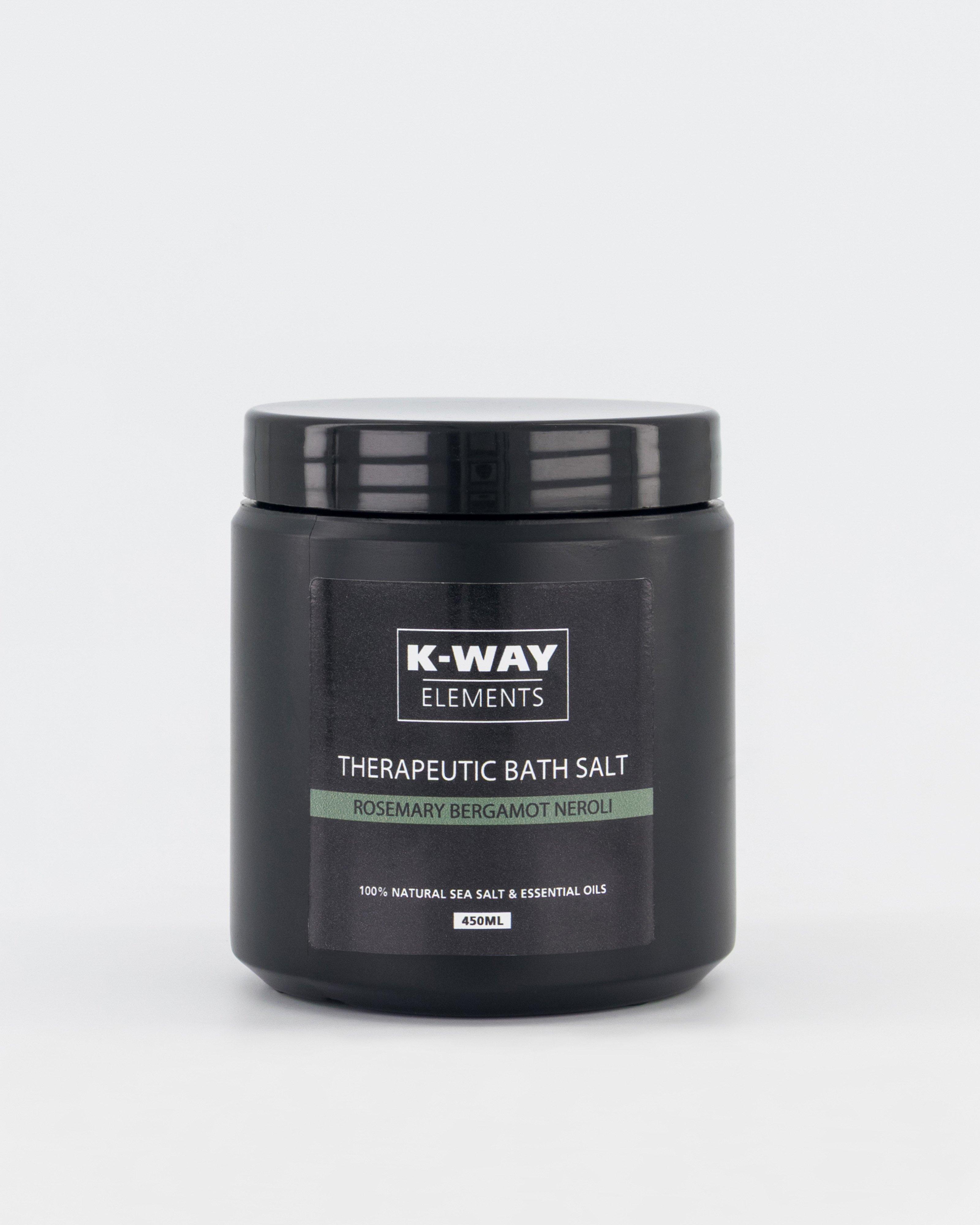 K-Way Elements 450g Therapeutic Rosemary, Bergamot, and Neroli Bath Salts -  Pale Green