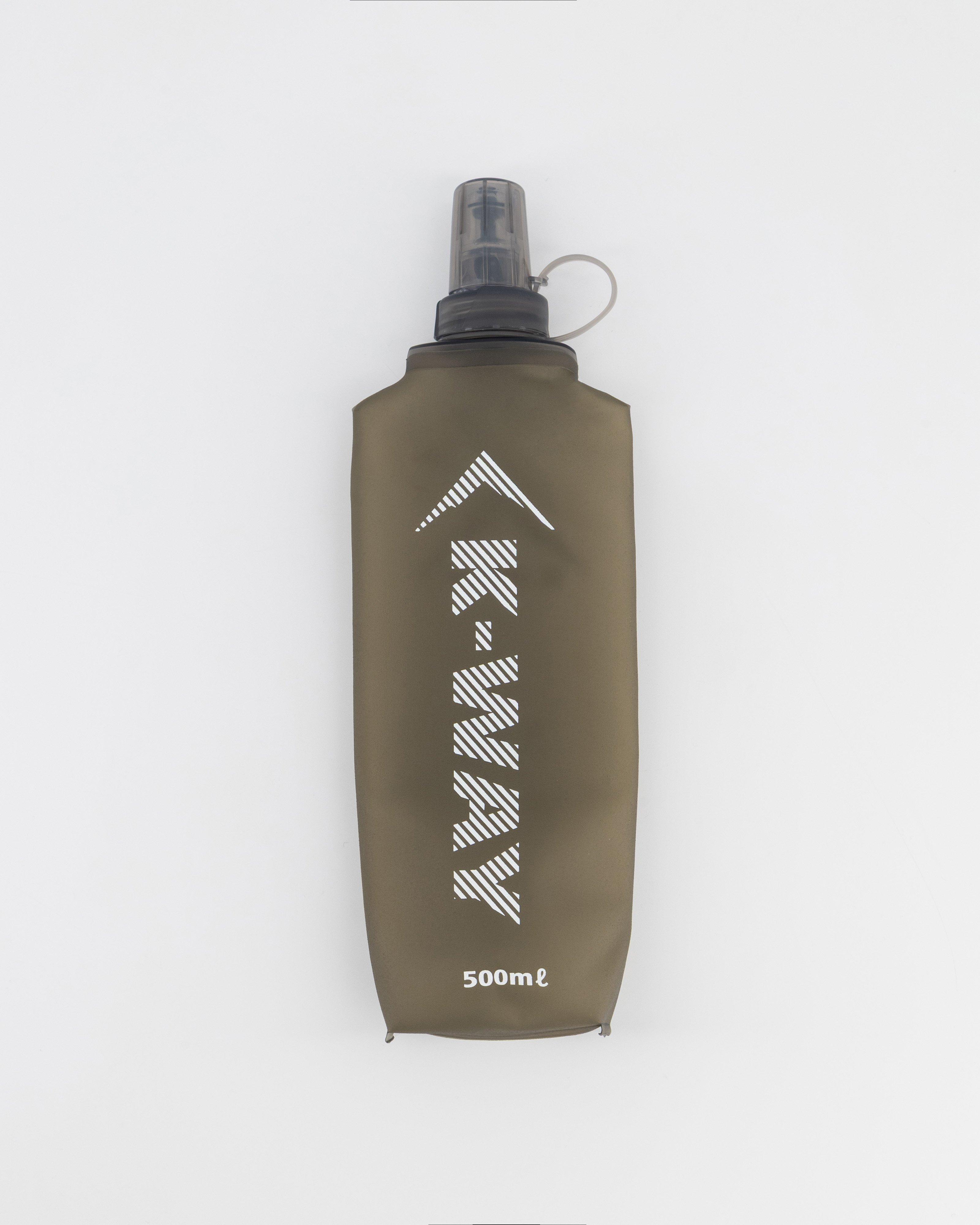  K-Way Quick Stow Soft Flask 500ml  -  Charcoal