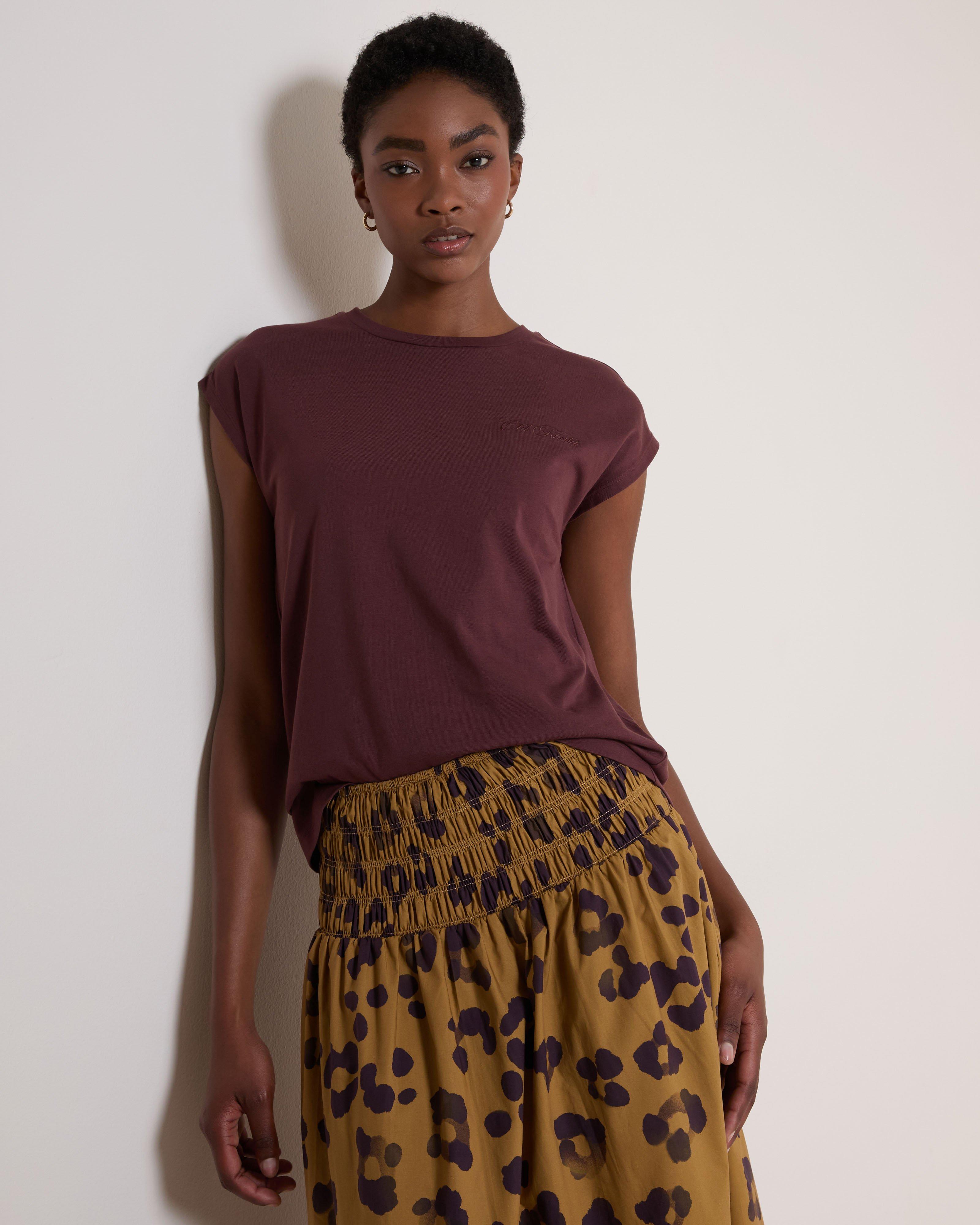 Women's Thembi Muscle T-Shirt | Old Khaki