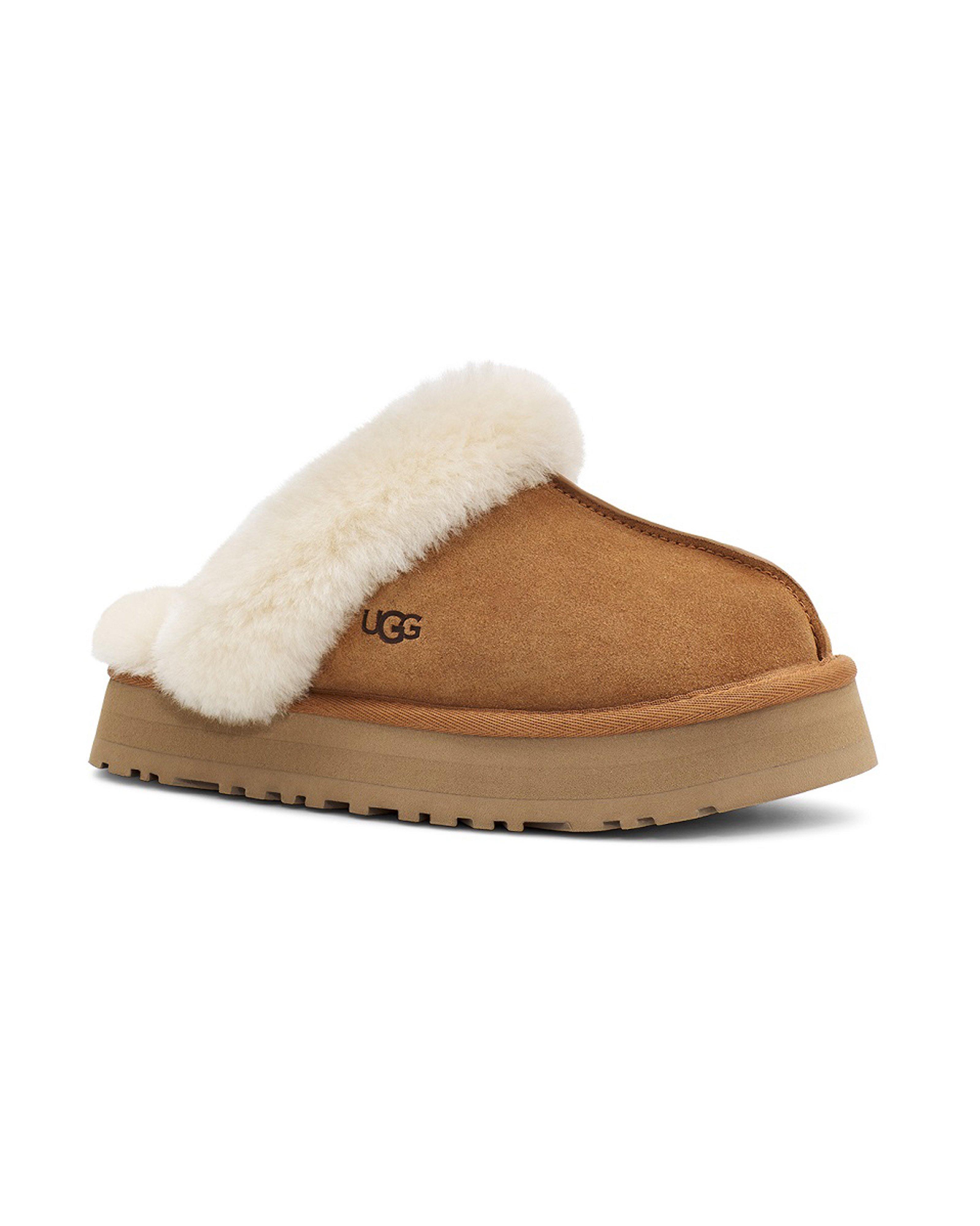 UGG Women's Disquette Platform Slipper -  Brown