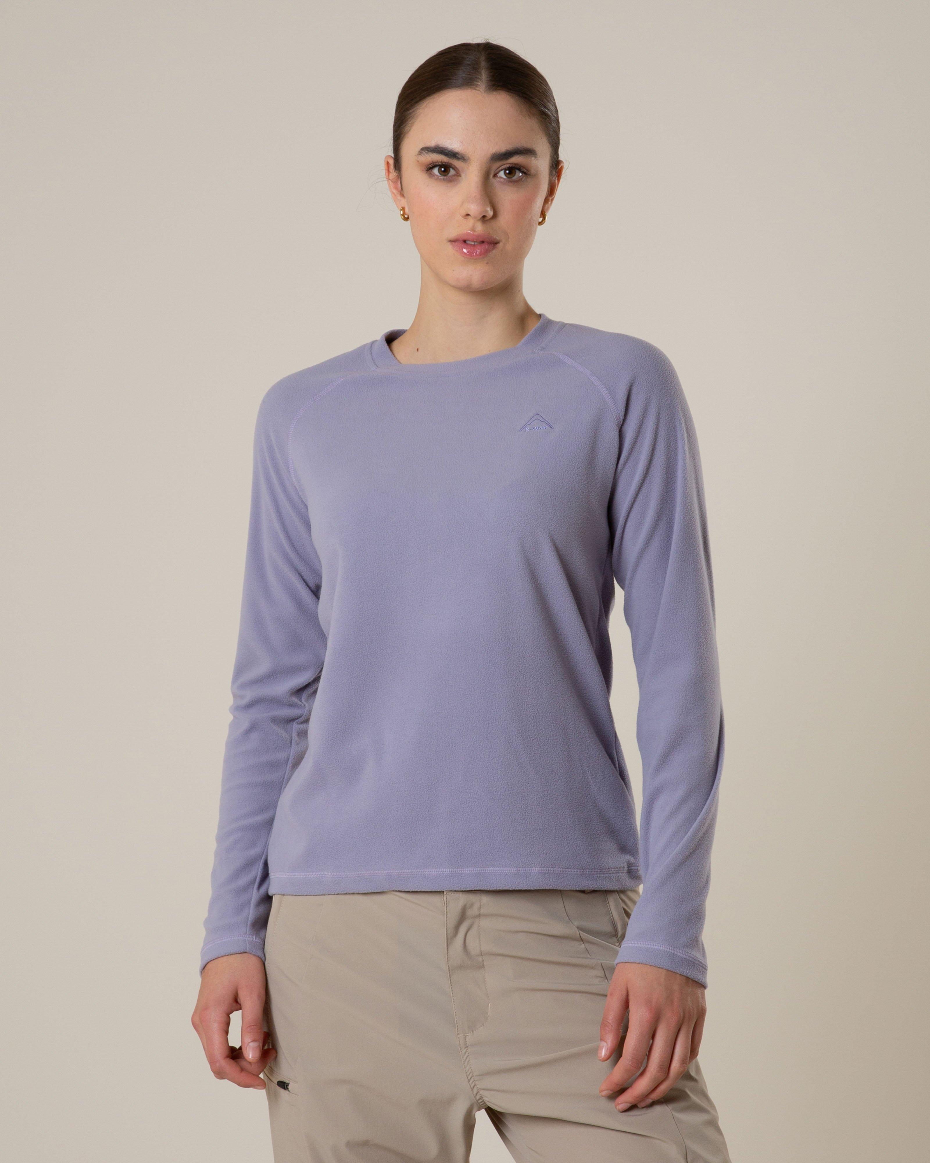 K-Way Women's Scarlet Crew Neck Fleece Top -  Mauve