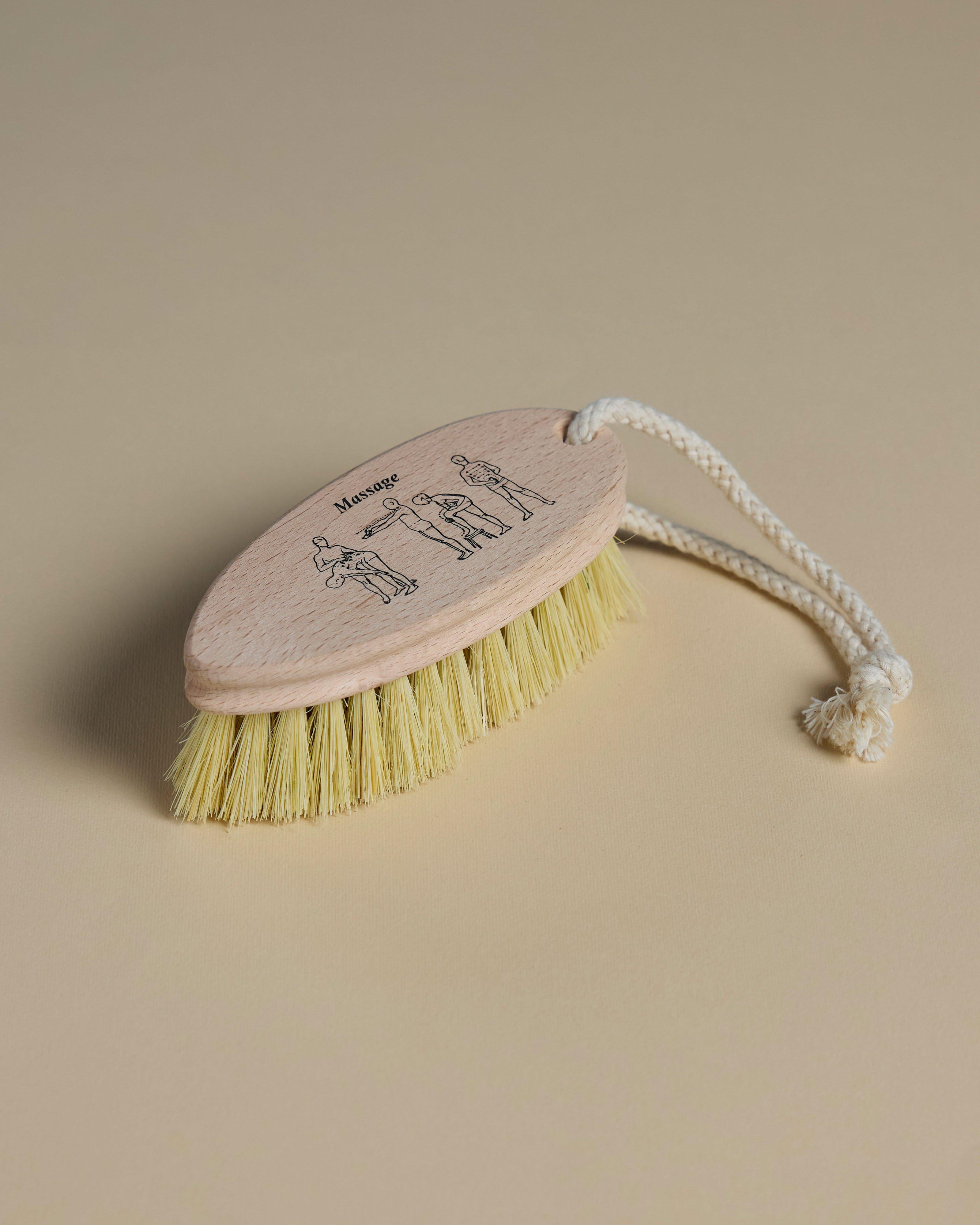 Redecker Dry Massage Brush -  Brown