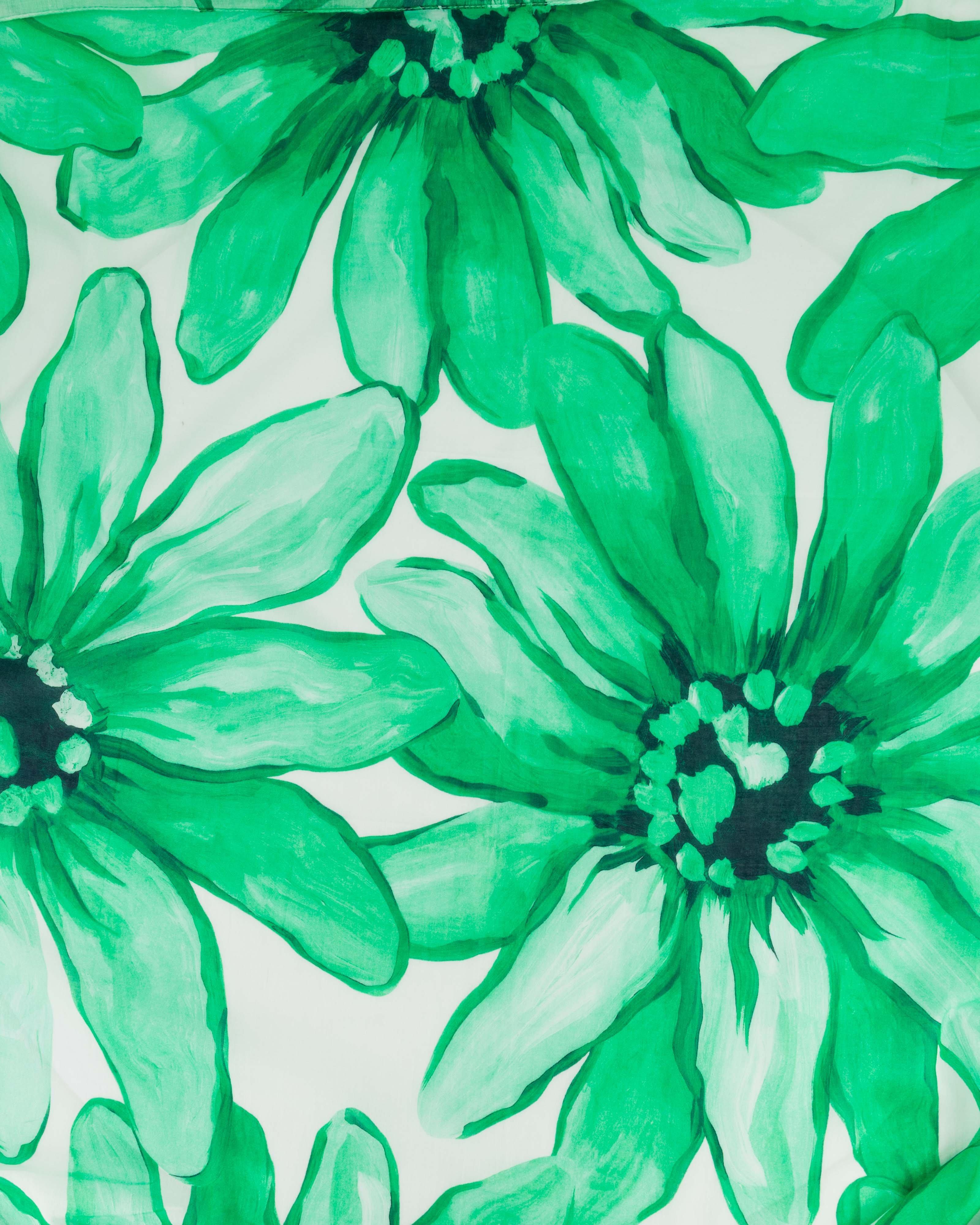  Aurelia Floral Printed Scarf -  Green
