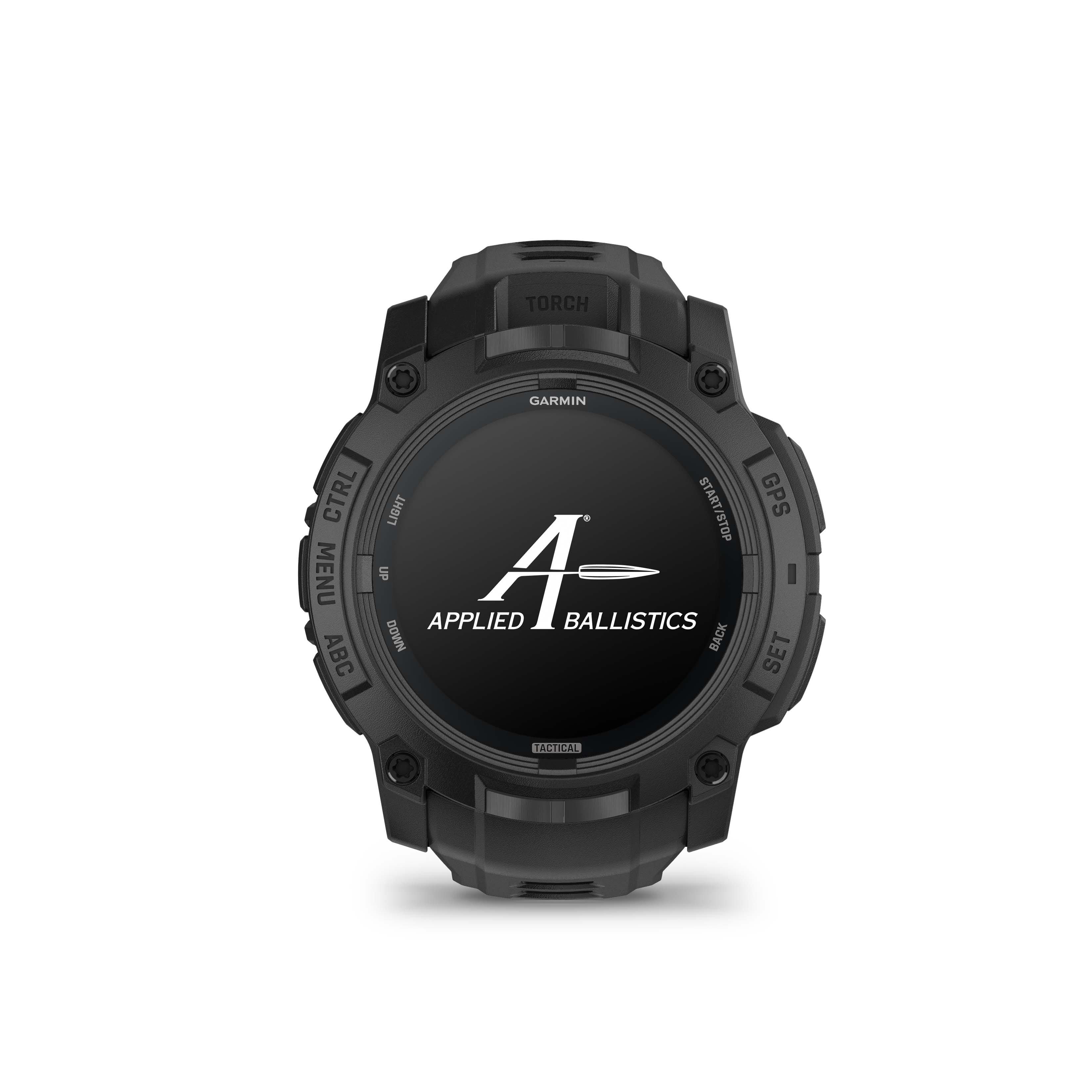 Garmin Instinct 3 Tactical 50mm AMOLED Smartwatch -  Black