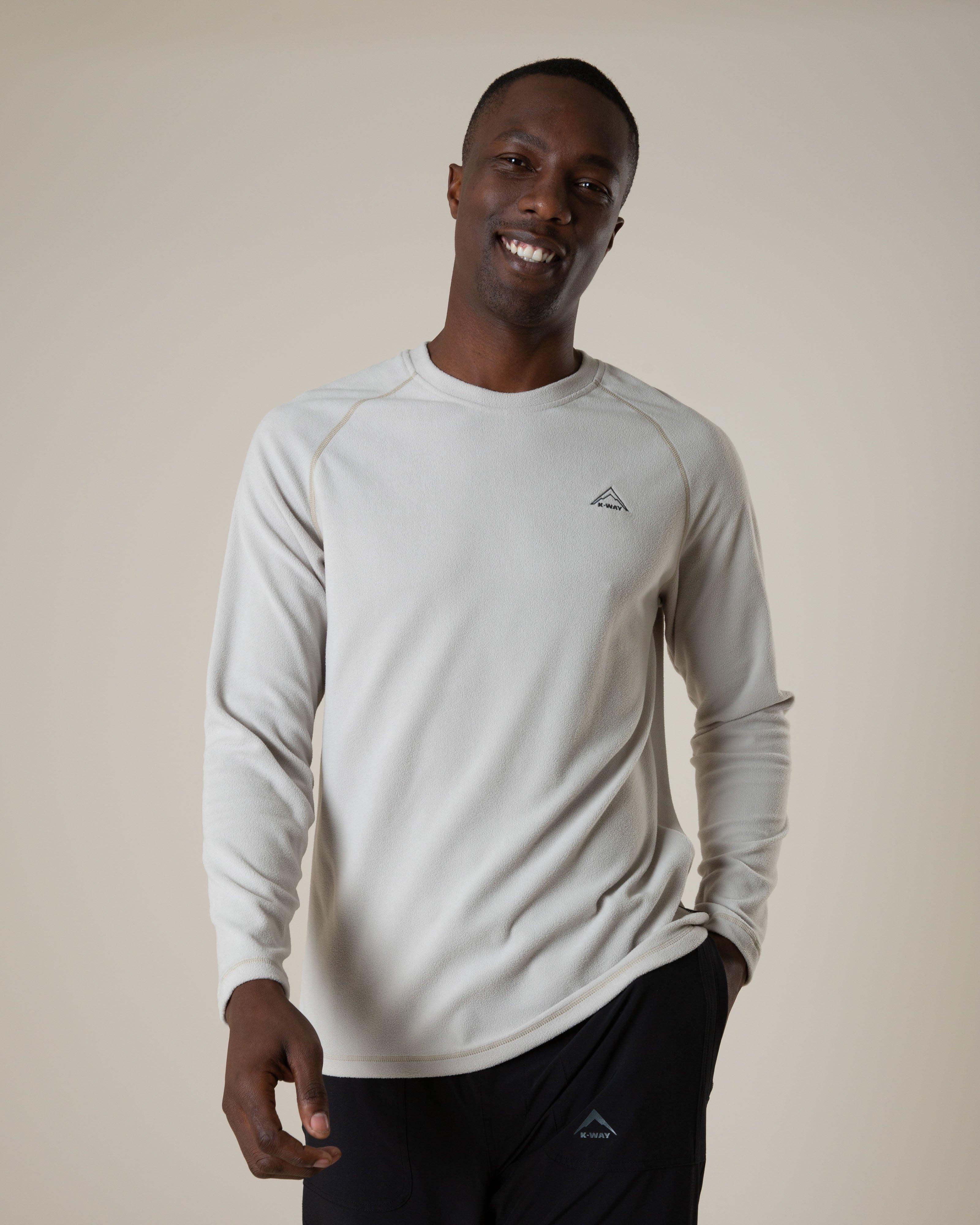 K-Way Men's VentureLite Fleece Top -  Stone