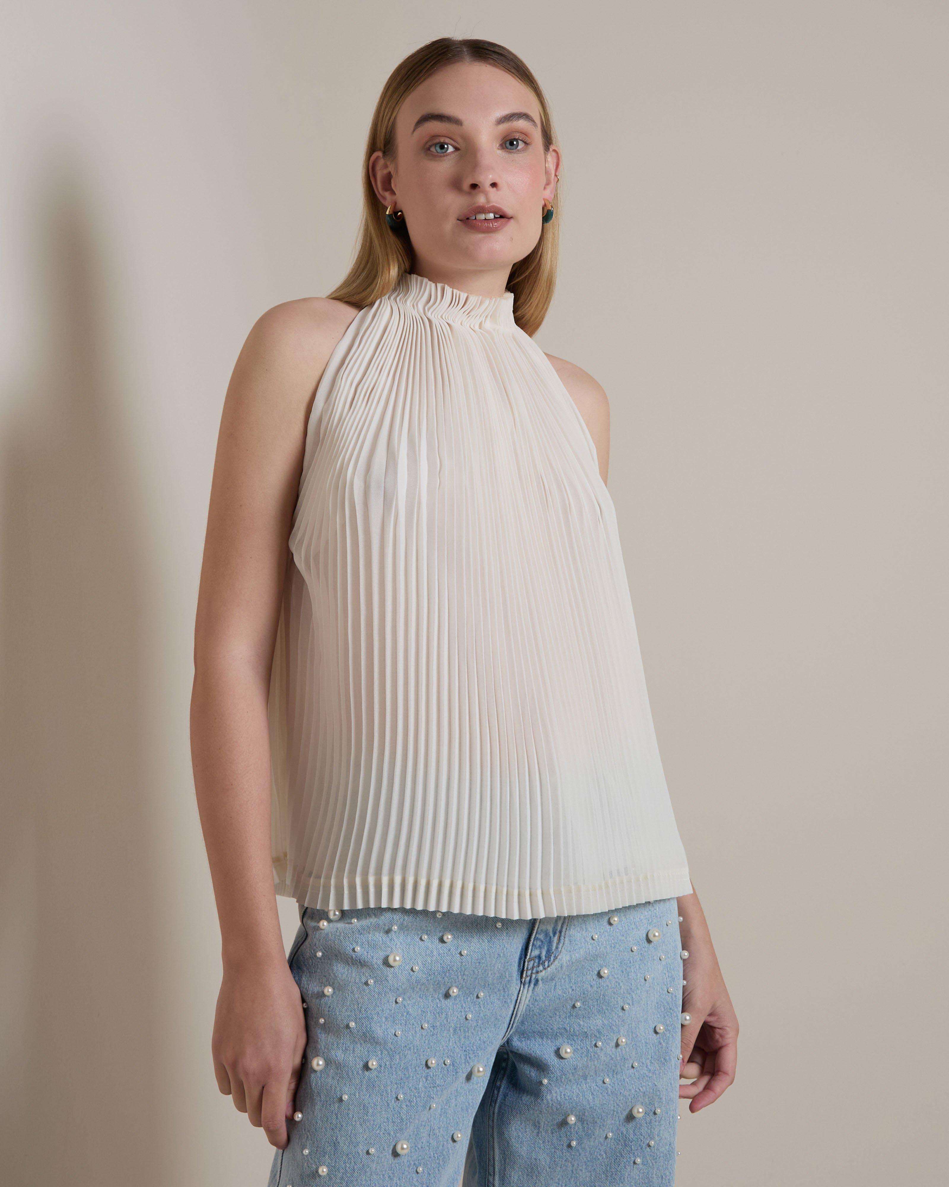 Aleena Pleated Top - Poetry Clothing Store