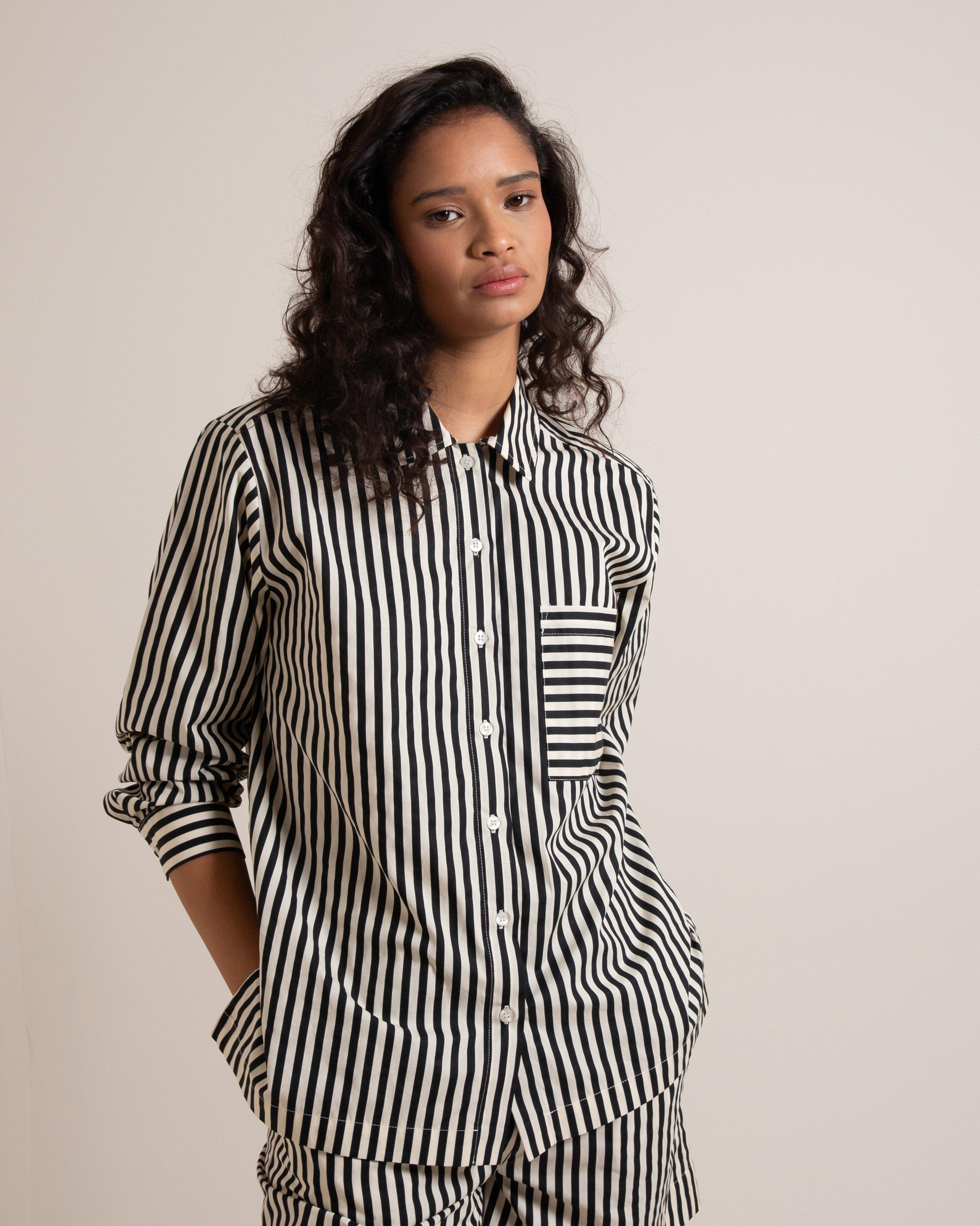Kauthar Stripe Shirt - Poetry Clothing Store