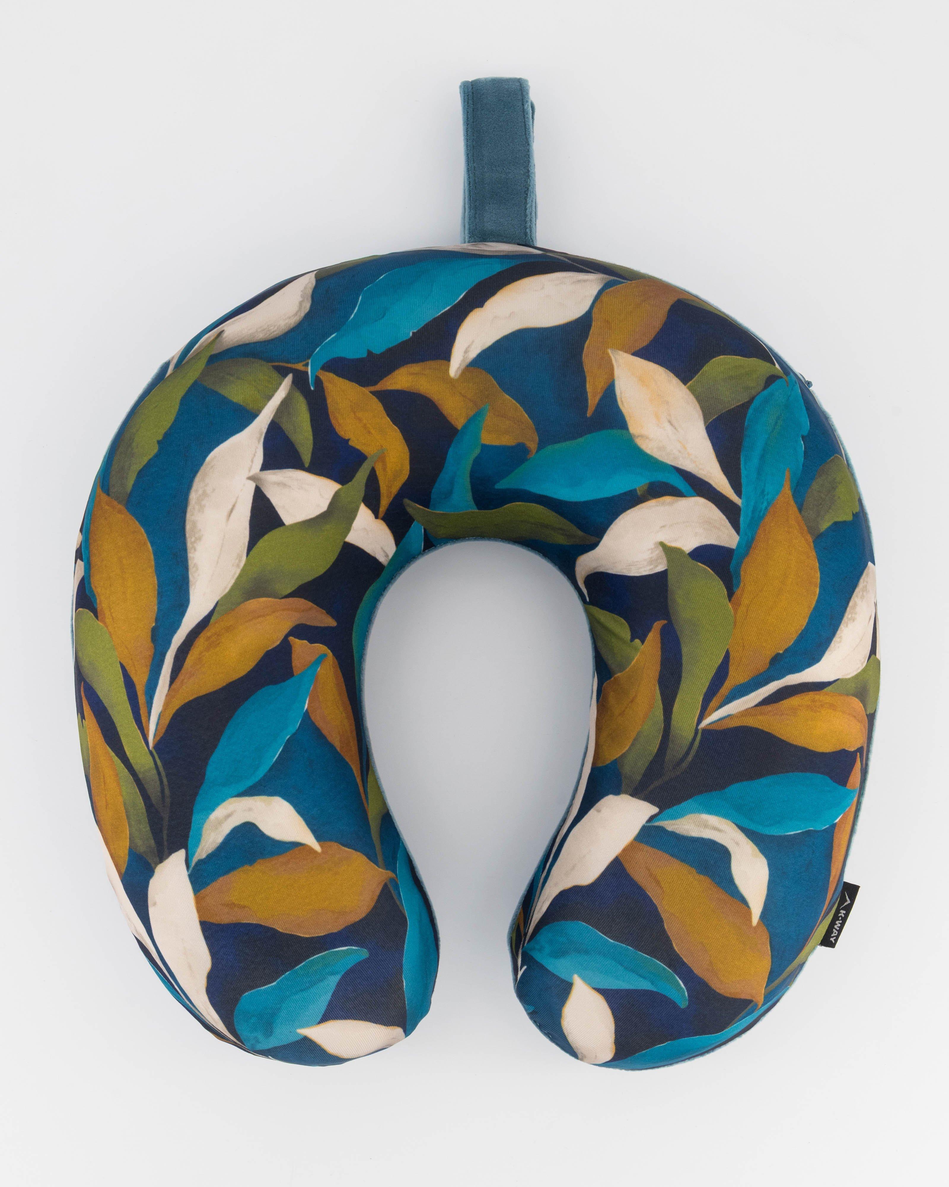 K-Way Printed Travel Pillow -  Green