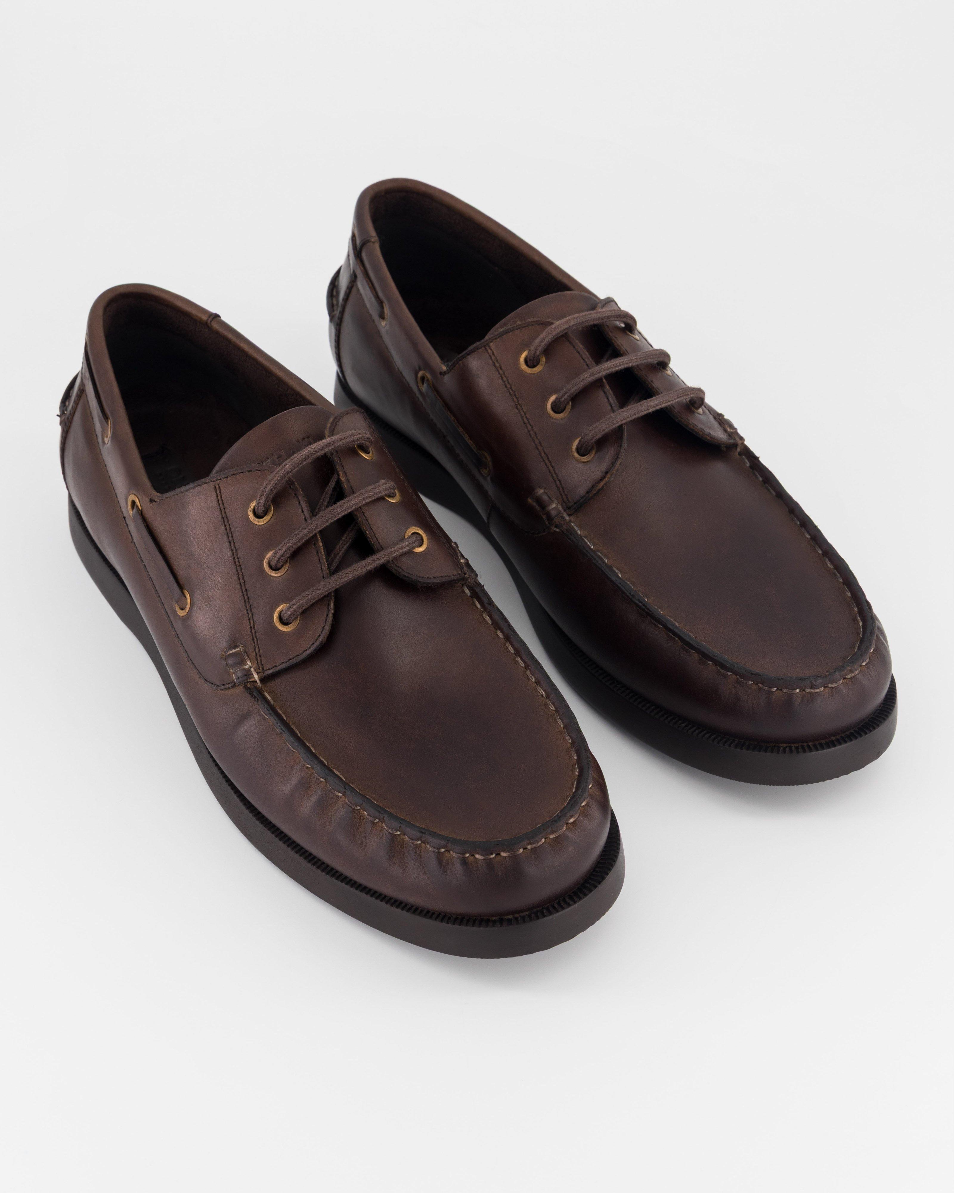 Men&rsquo;s Edwin Leather Boat Shoe