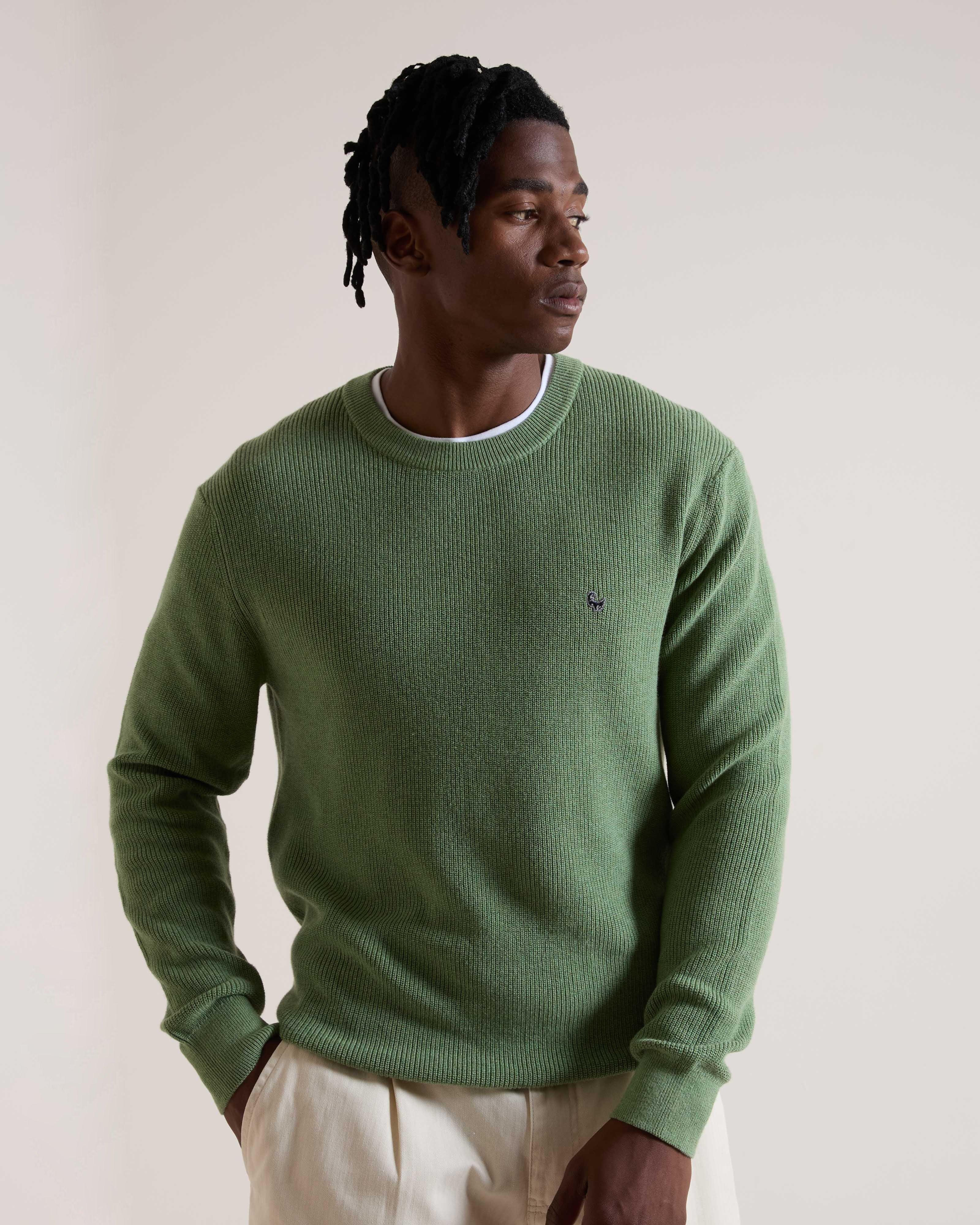 Men's Knox Textured Jersey | Old Khaki