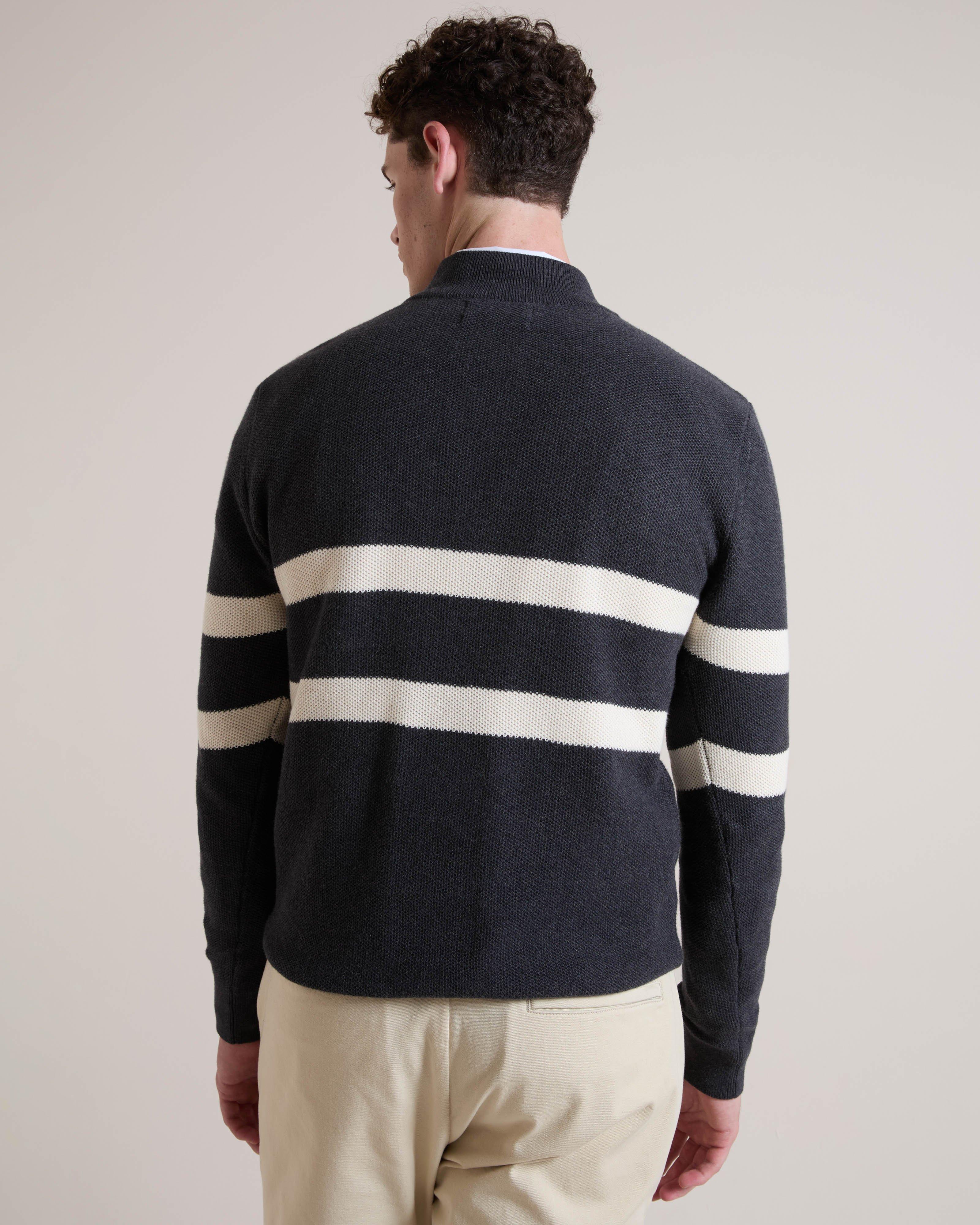 Old Khaki Men's Ezra Textured 1/4 Zip Knit | Cape Union Mart