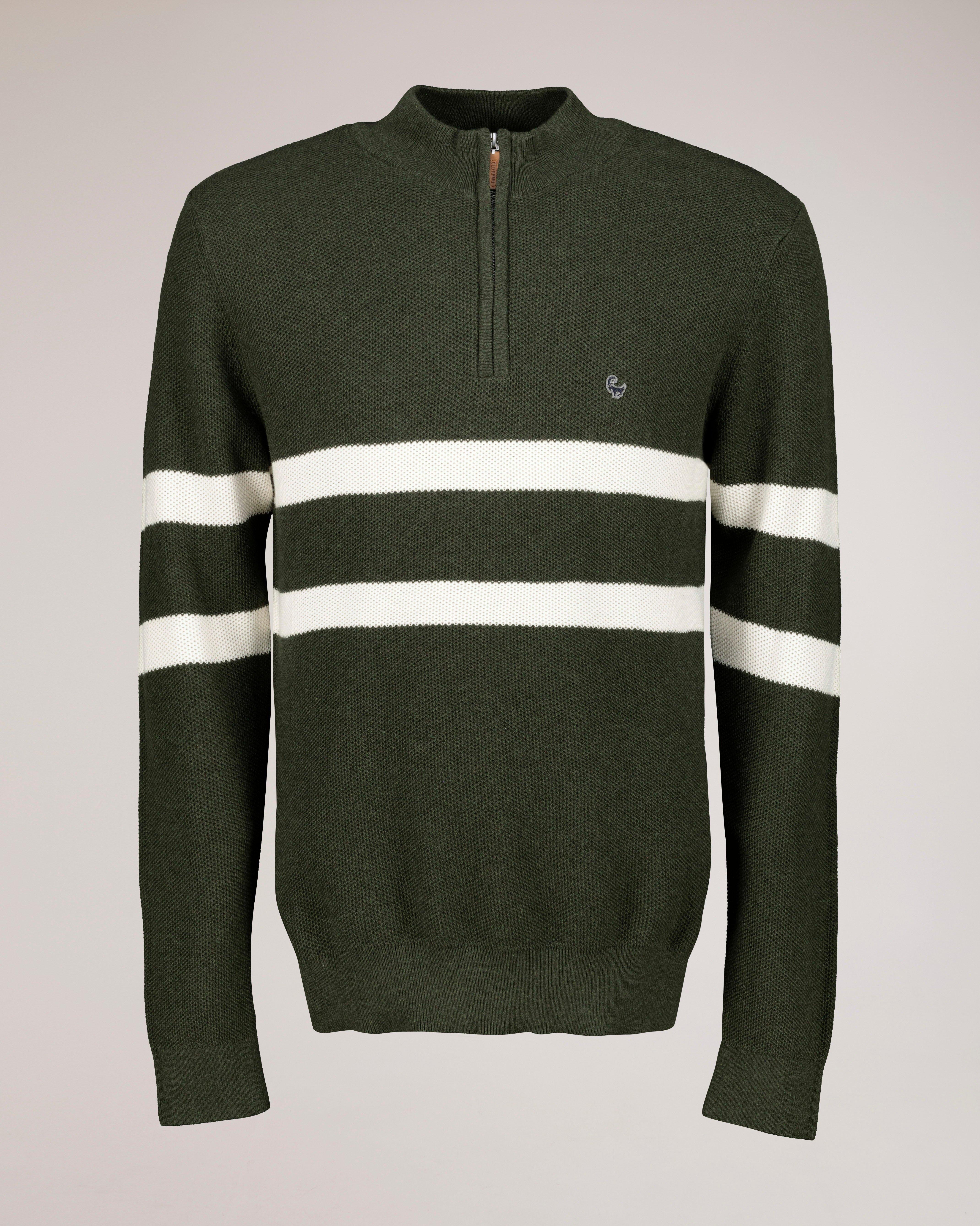 Old Khaki Men's Ezra Textured 1/4 Zip Knit | Cape Union Mart