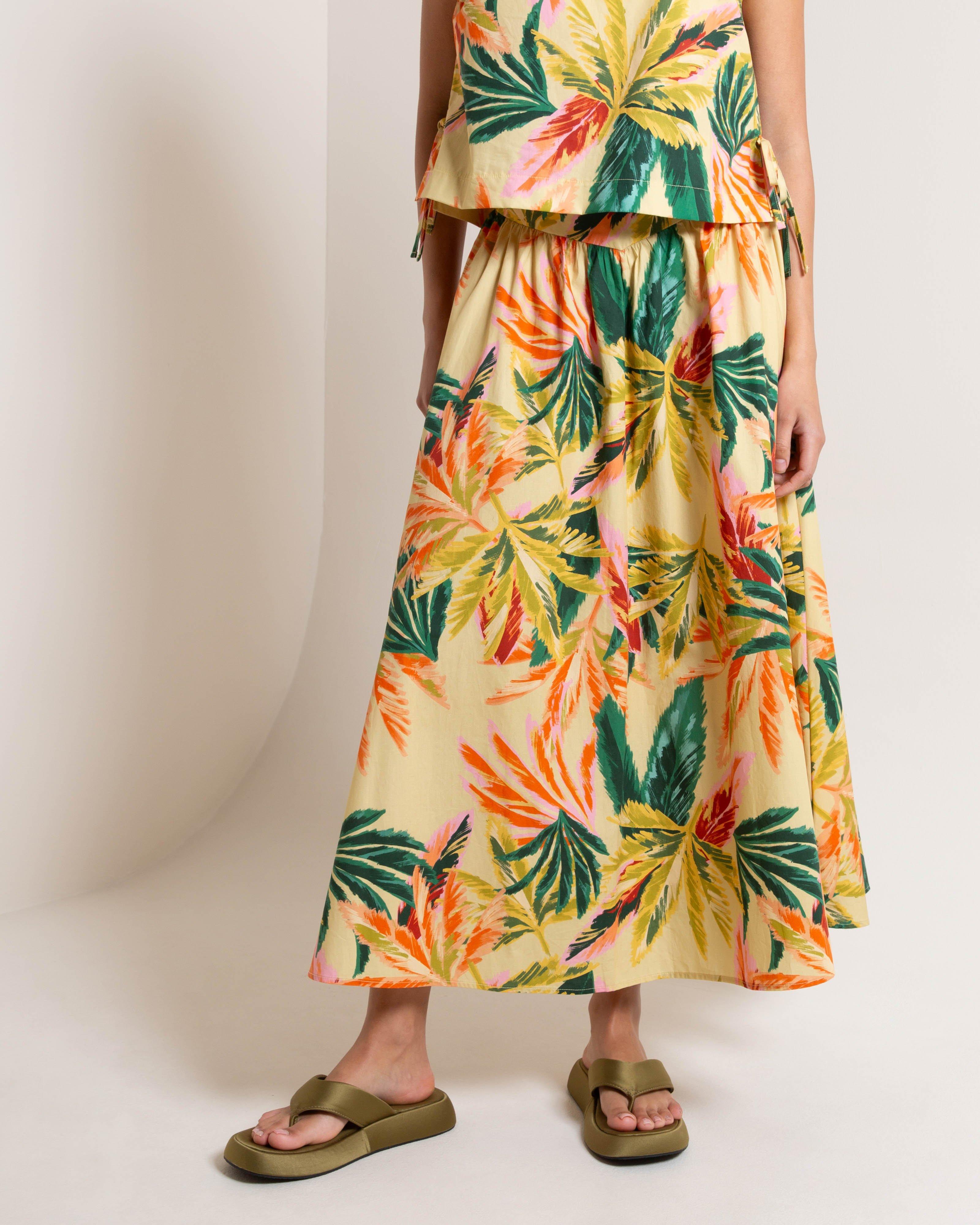 スカート june Old Khaki Women's Antonia Printed Skirt | Cape Union Mart