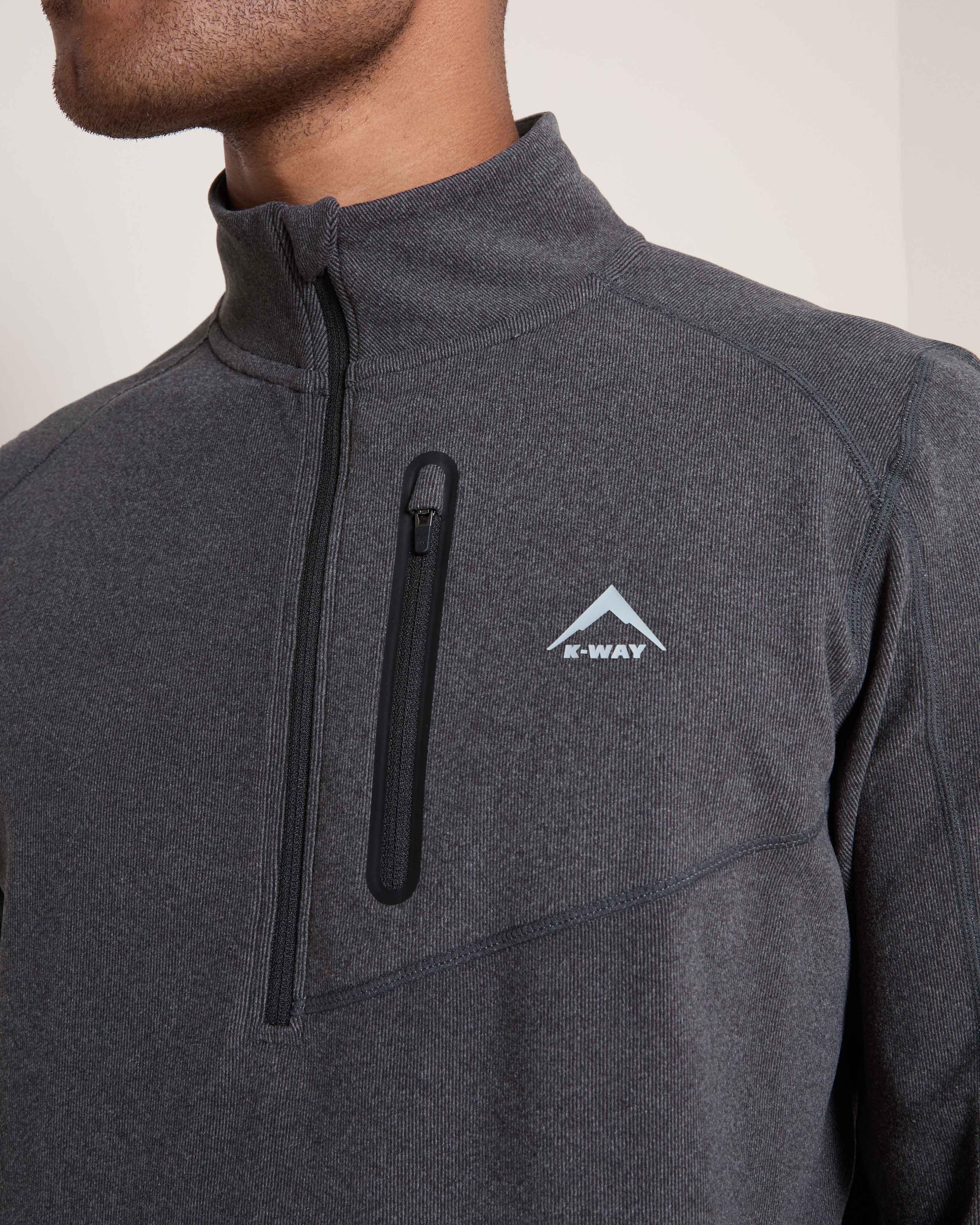 K-WAY Men's Jackal 1/4 Zip Fleece Top | Cape Union Mart