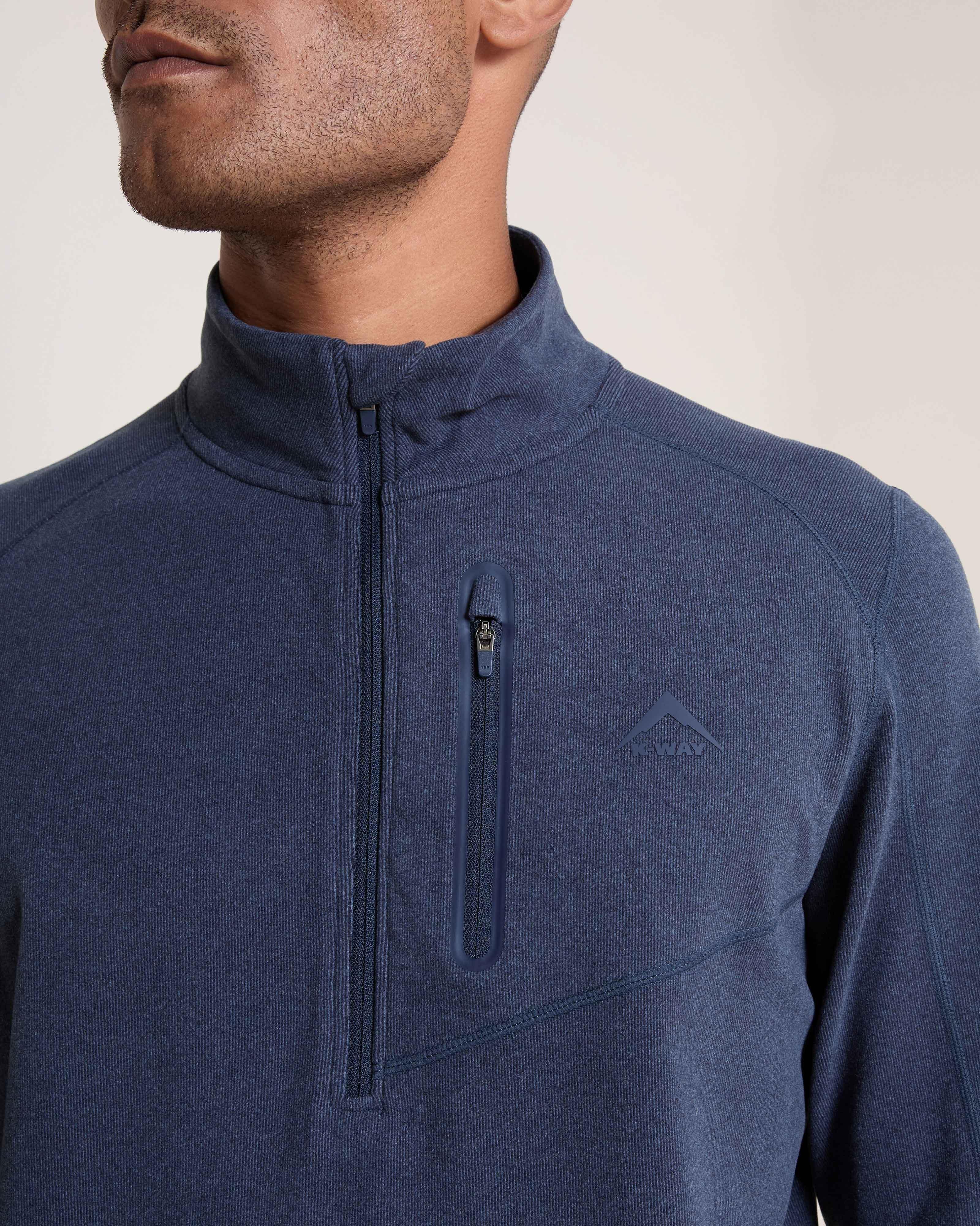 １１２３ K-WAY Men's Jackal 1/4 Zip Fleece Top | Cape Union Mart