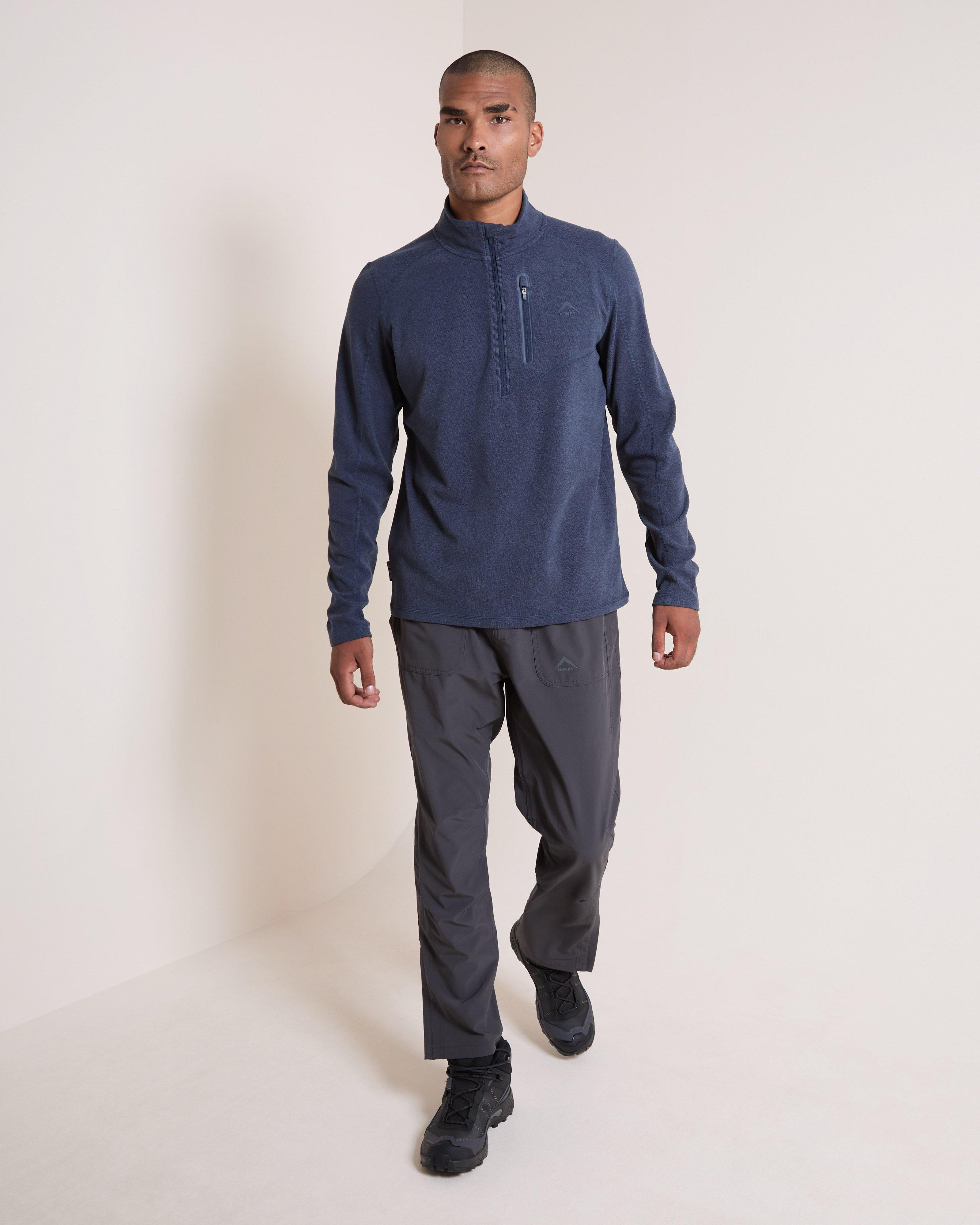 K-WAY Men's Jackal 1/4 Zip Fleece Top | Cape Union Mart